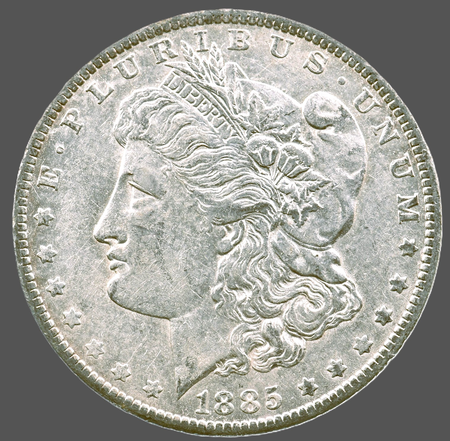1885-O  MORGAN SILVER DOLLAR $1 NEW ORLEANS MINT 90% SILVER COIN / EXCELLENT