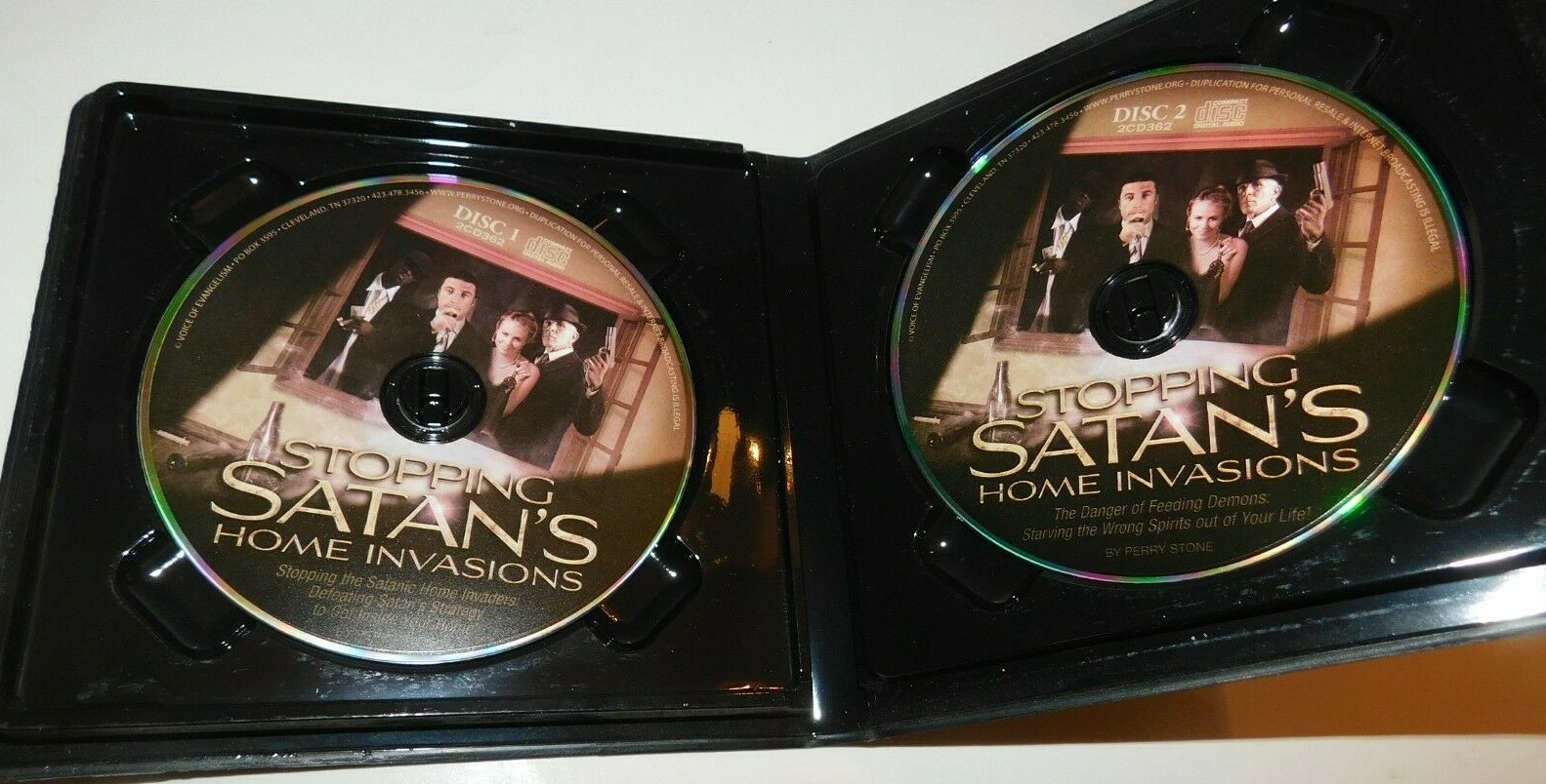 Stopping Satan's Home Invasions Perry Stone 2 Audio CD Set
