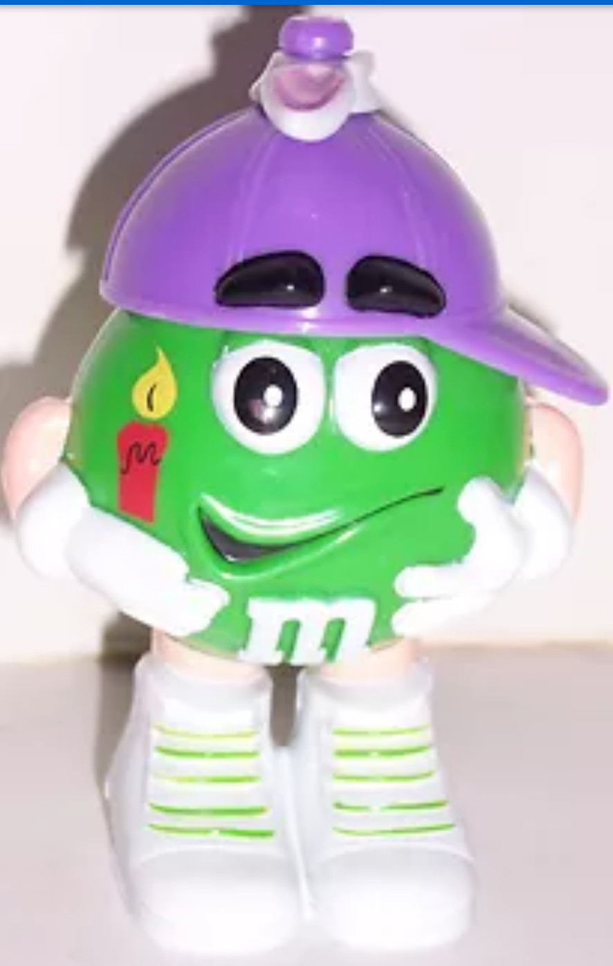 M&MS CANDY CONTAINER MISMATCHED ERROR M&M MINIS FILLABLE CHARACTER DEAL of 12