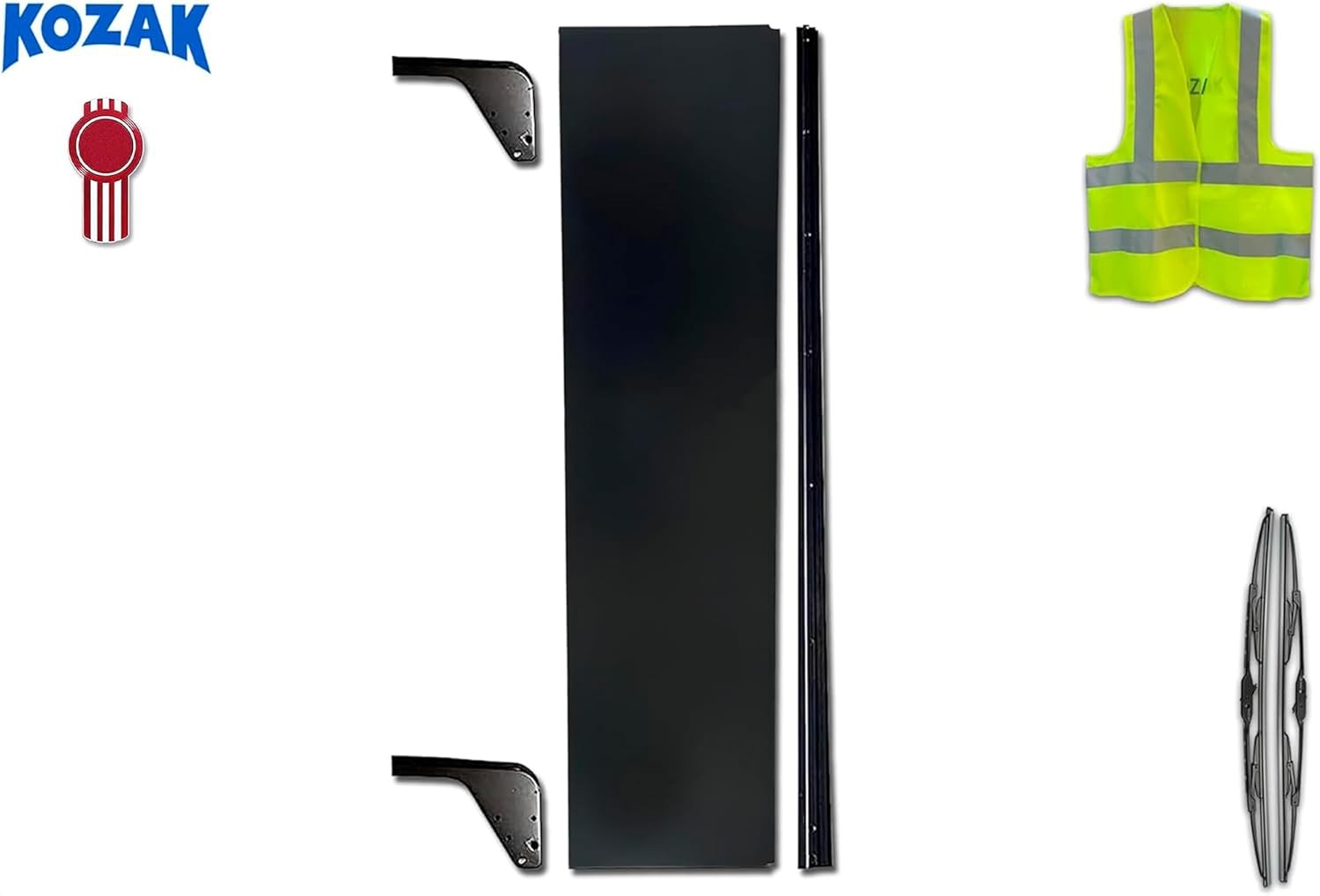 Steel Black Behind Cab Cabin Lower (Left) Compatible With Kenworth T680 2022+