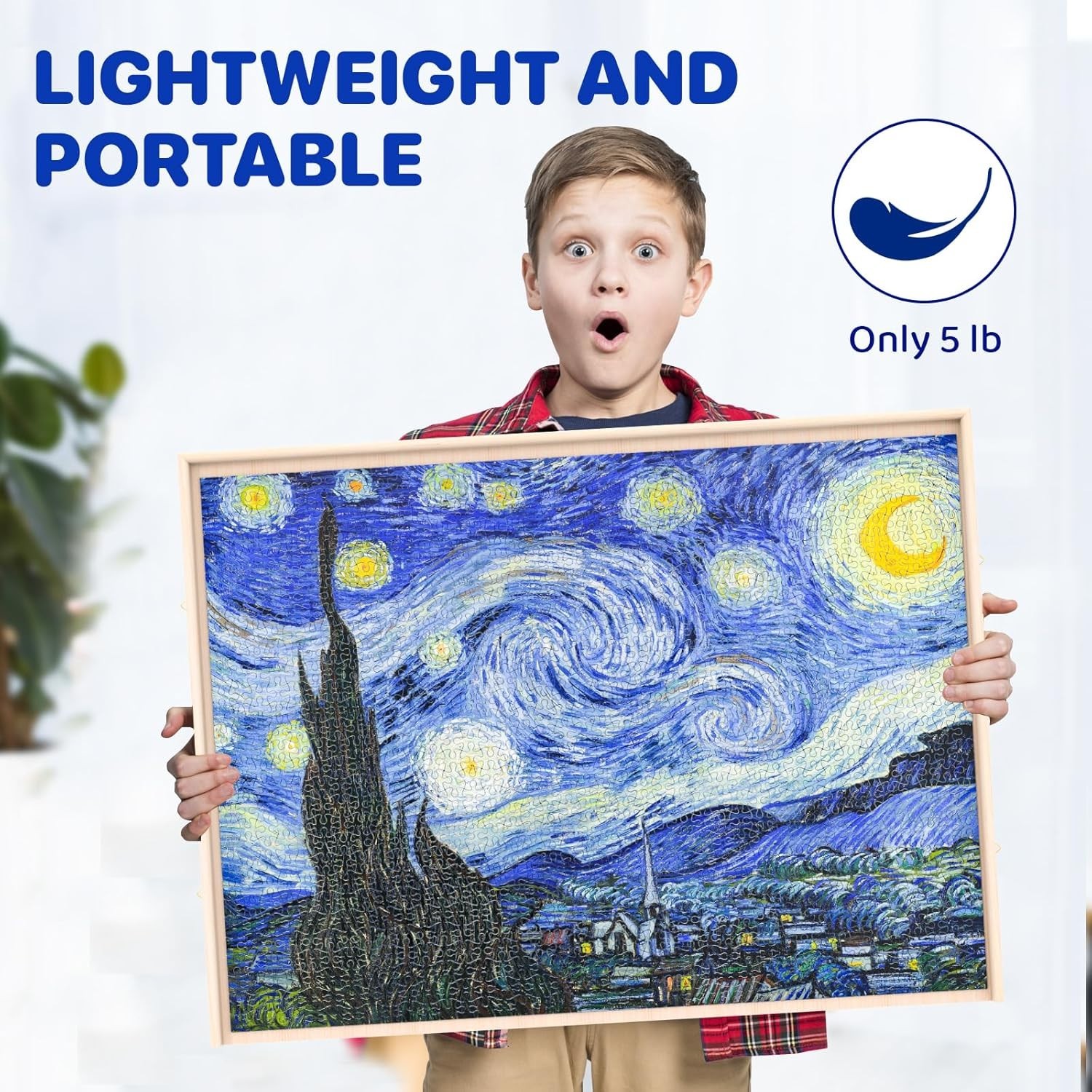360-Degree Rotatable Puzzle Board for Adults