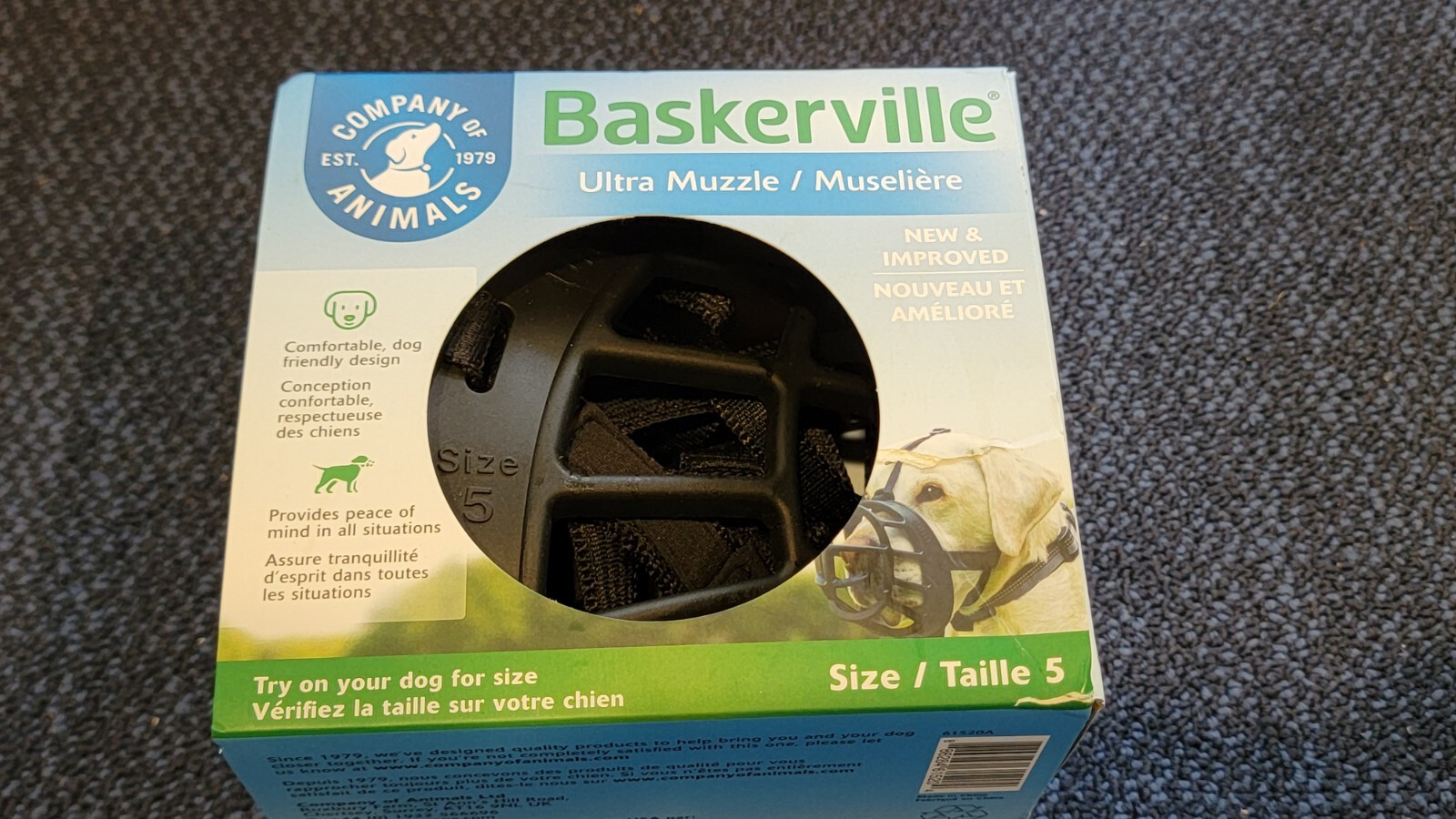 Baskerville ULTRA MUZZLE SIZE 5 For Large Dog | New