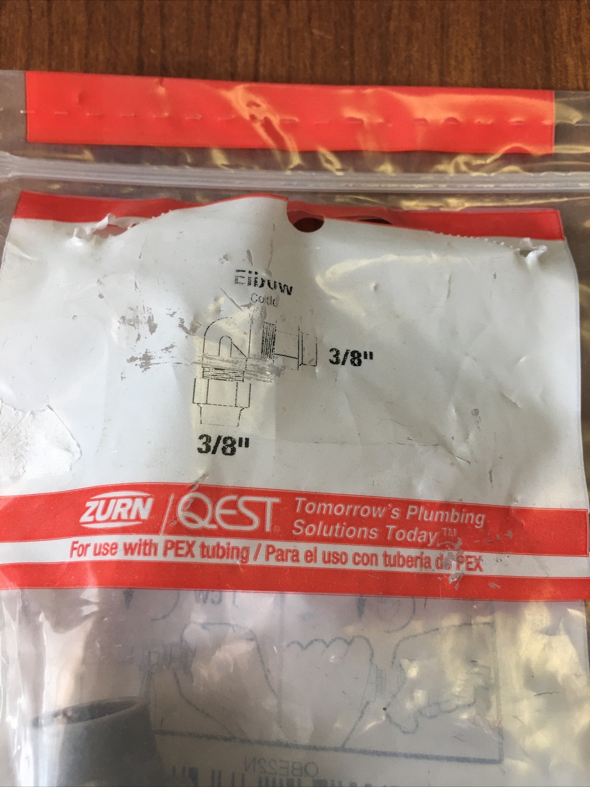 WATTS BRASS & TUBULAR QBE22N 3/8x3/8 CTS Elbow