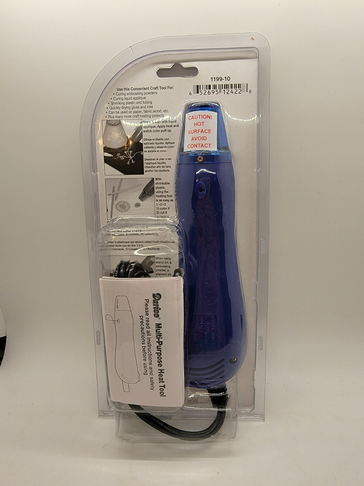 Craft Multi-Purpose Embossing Paint Drying Heat Gun Tool With Stand New in Pack