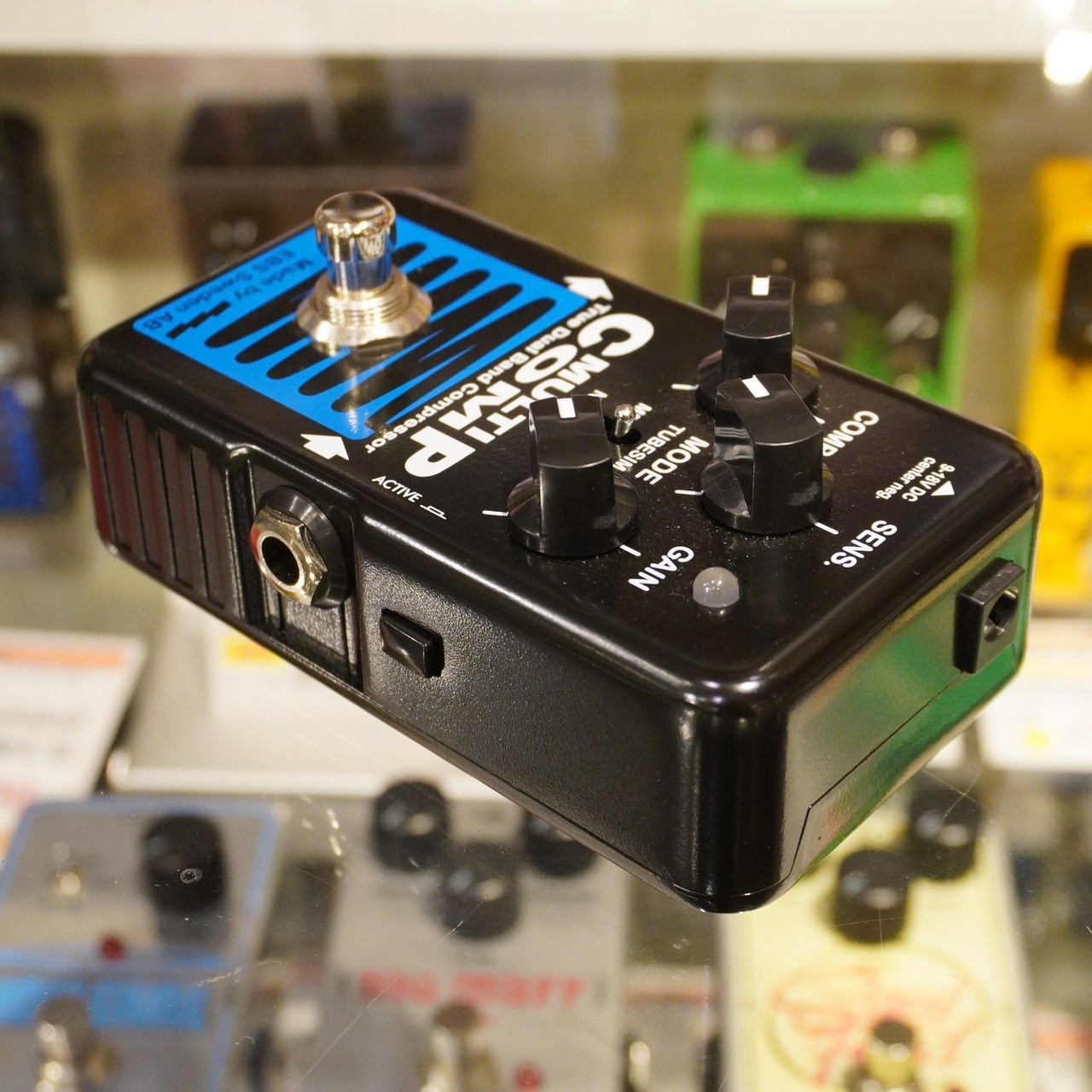 EBS MultiComp Blue Label Bass Compressor Effects Pedal Used Compact
