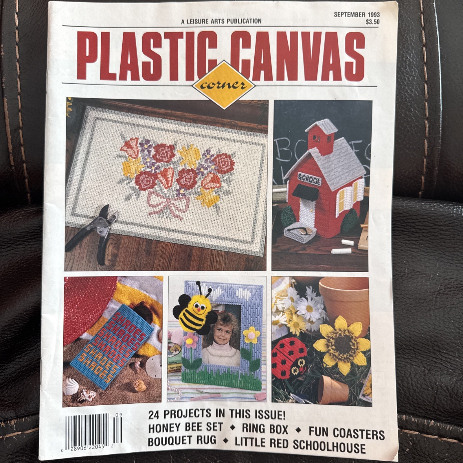 Plastic Canvas Corner Magazine ~ September 1993, 24 plastic canvas projects *AV