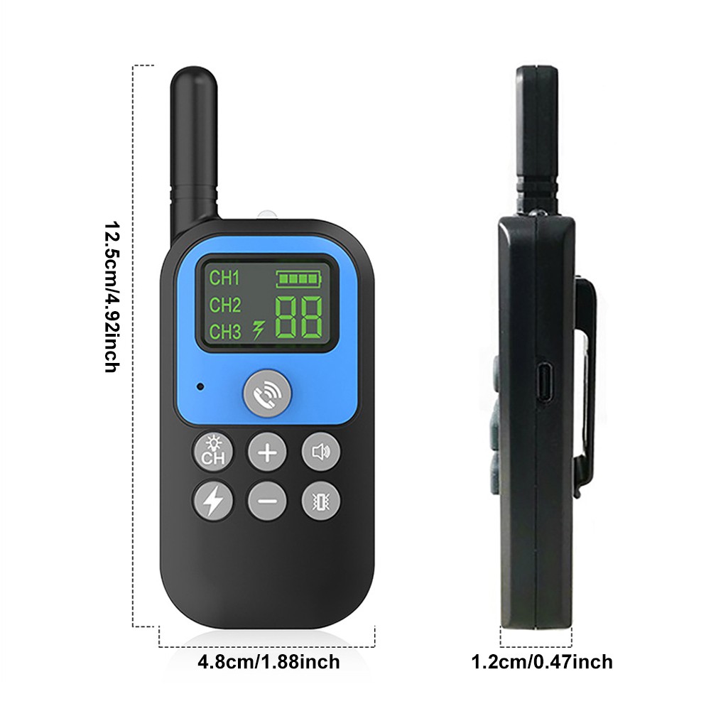 For 3 Dogs Training Collars with Remote Rechargeable Waterproof Shock E-Collars