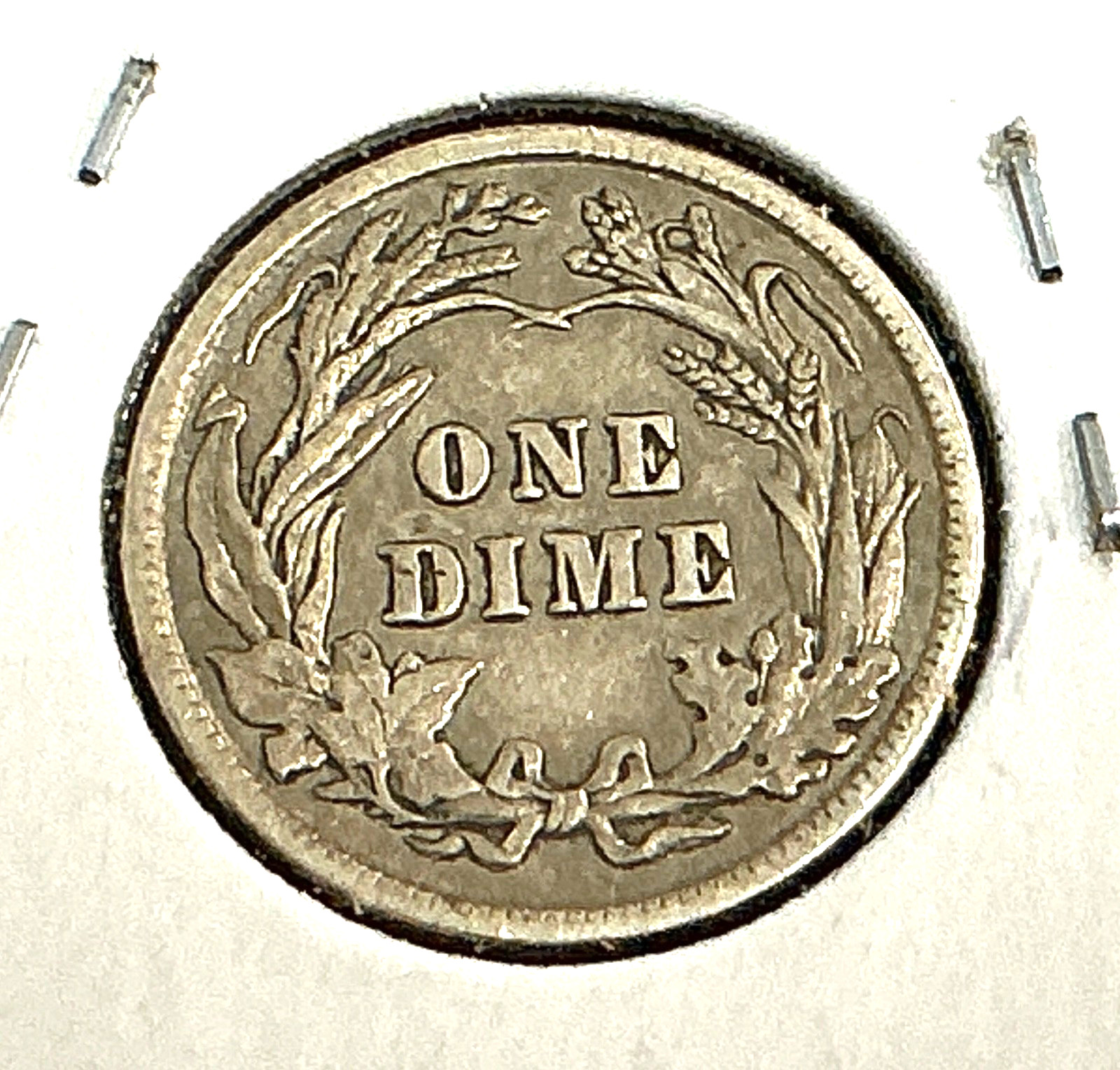 1913 Barber Silver Dime 10c - VF/XF