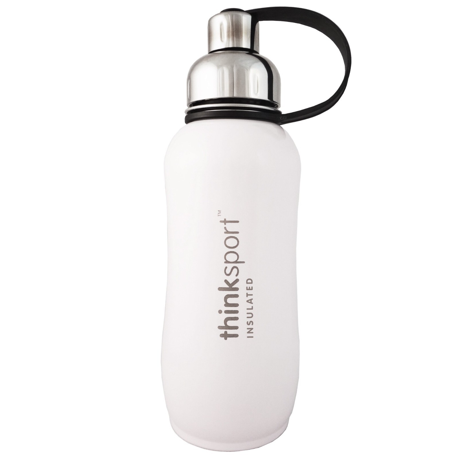 Thinksport Insulated Sports Bottle White 25 oz (750ml)
