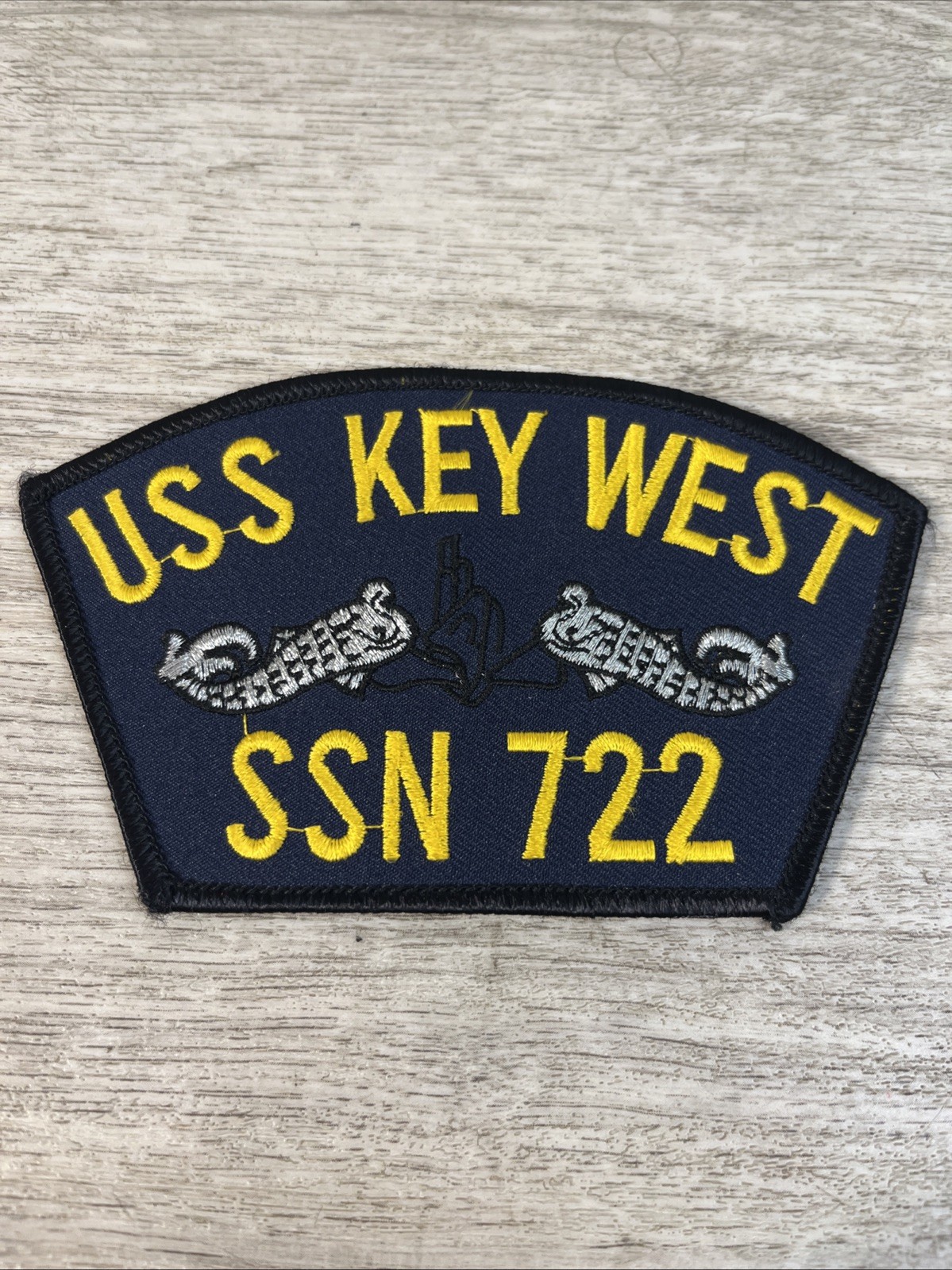 US NAVY USS Key West SSN 722 Submarine Sew-On Patch 5" NEW
