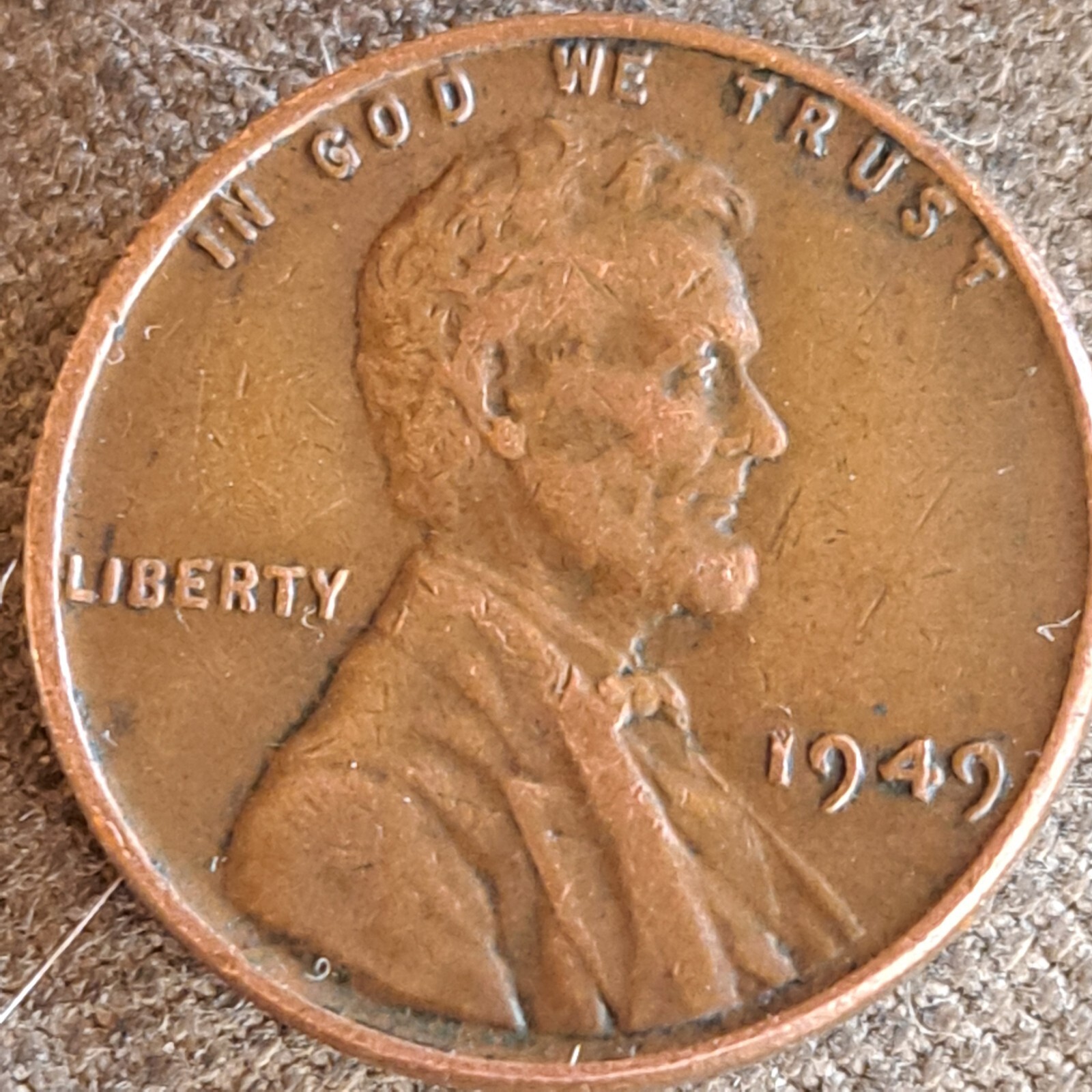 1949 No Mint Mark Penny