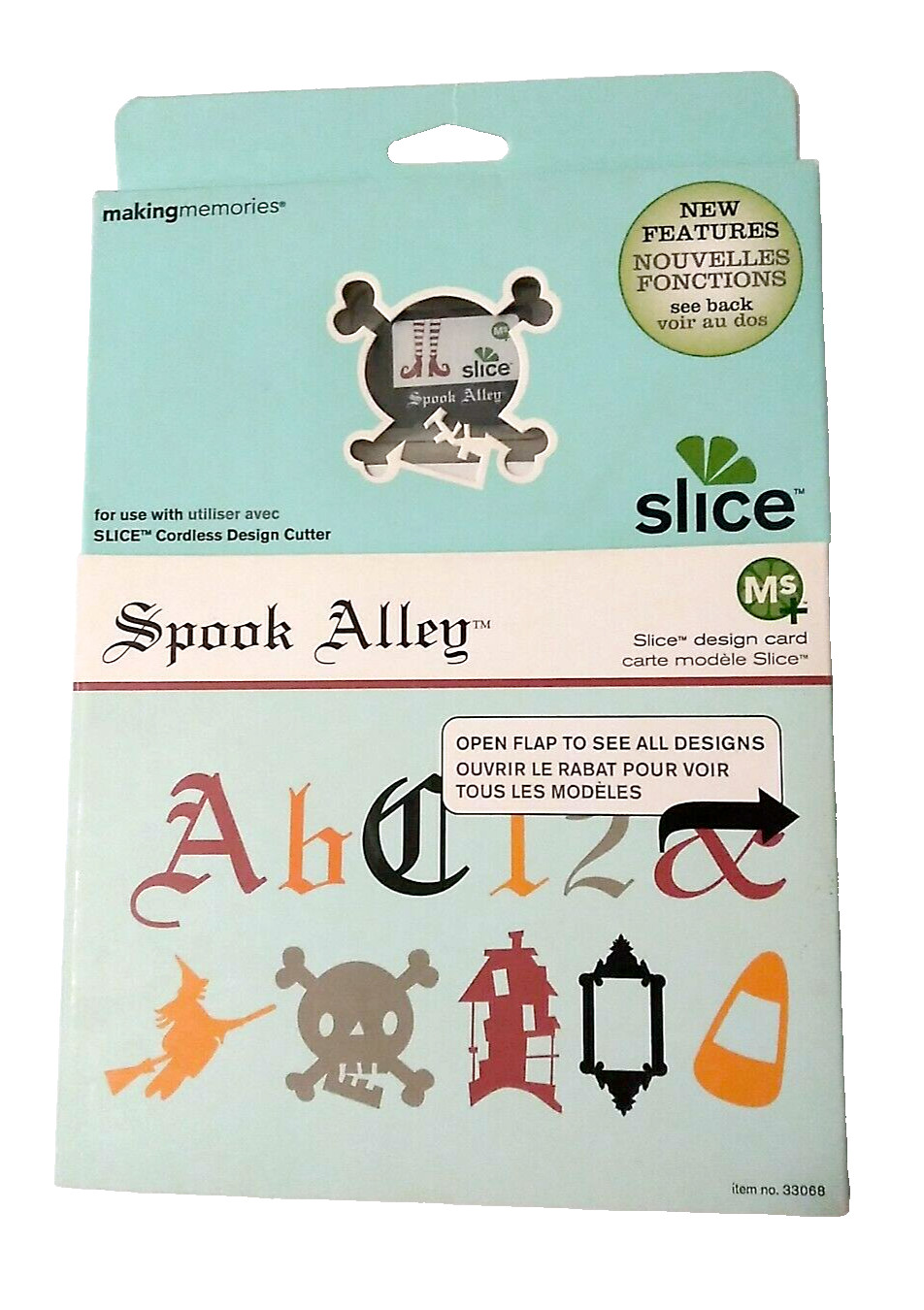Spook Alley Halloween Slice Design Cutter Card Crafters Artwork Memories New
