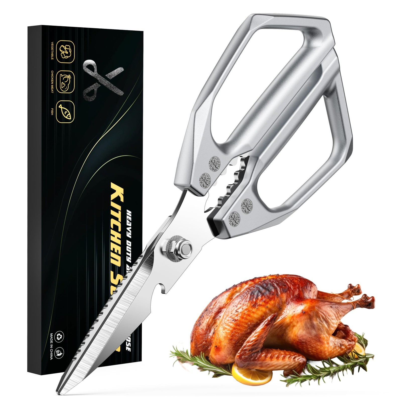 Kitchen bone Scissor Kitchen Poultry Shears Stainless Steel Heavy Duty