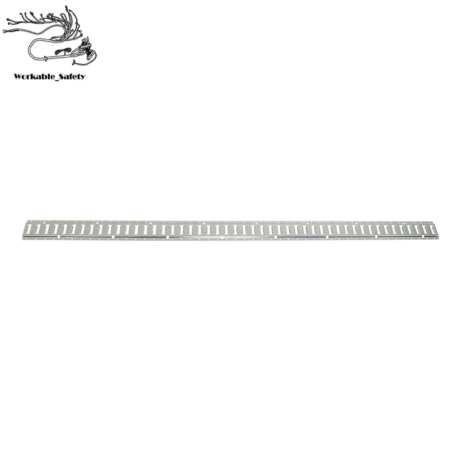 Silver 28 Pack 8 Foot E Track Rails Zinc Plated Steel For Cargo Trailer Tie Down