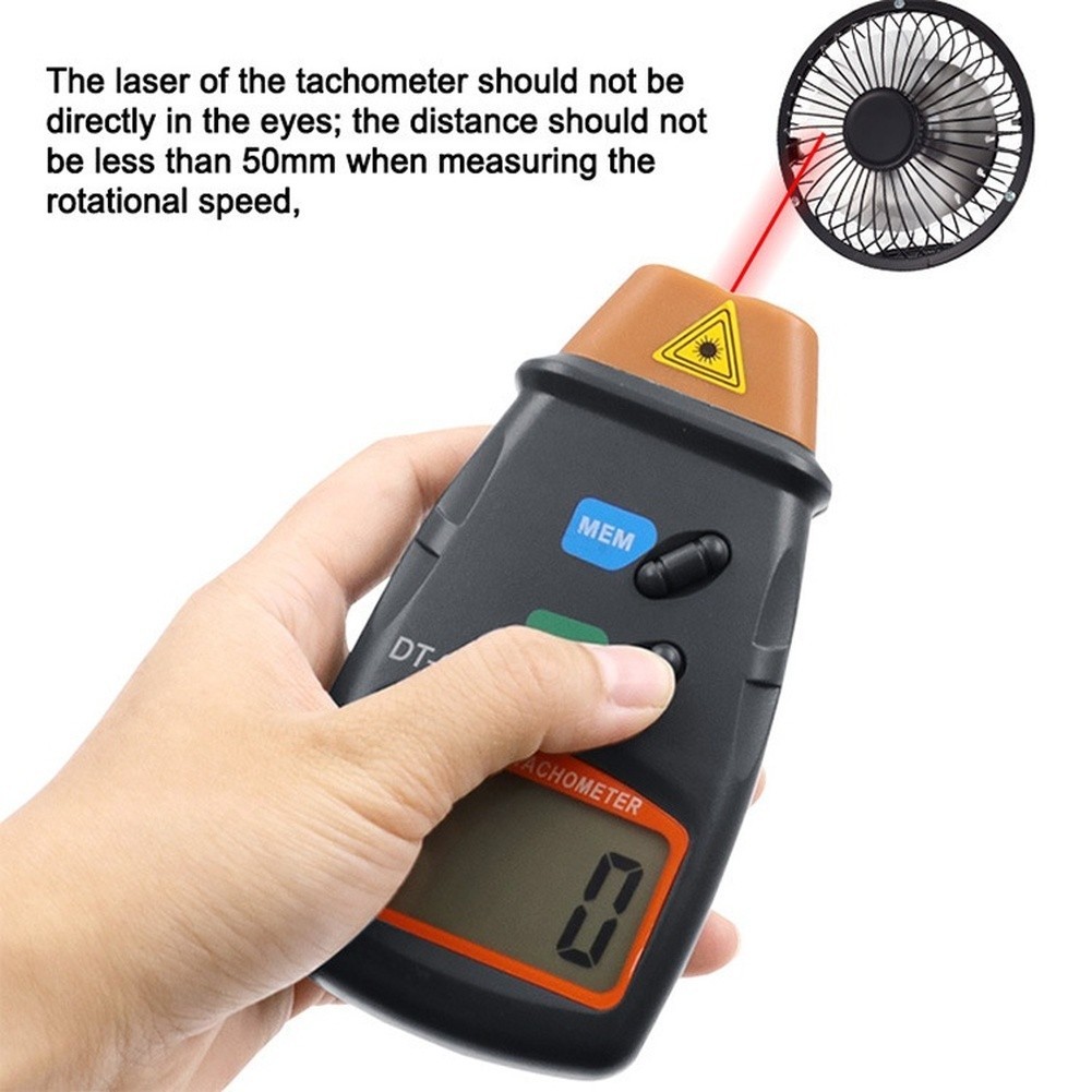 DT-2234C+ Electronic Tachometer for Fast and Safe Non-contact RPM Monitoring