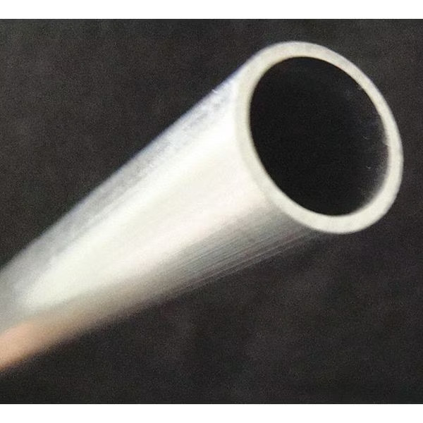 Aluminum Round Tube, Aluminum, 6061-T6 Alloy Type, 1 ft L. ZO-G3309455