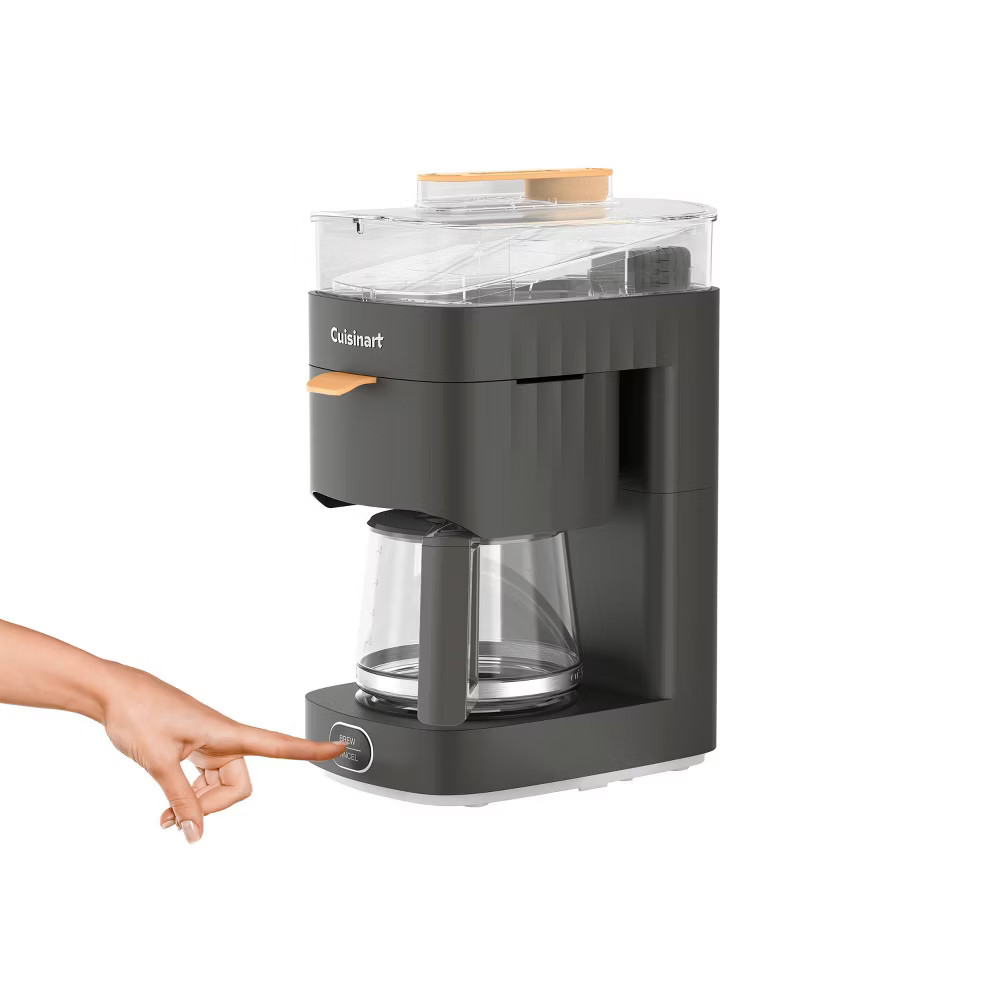 Cuisinart 5c SOHO Drip Coffee Maker Warm Black DCC-5BK