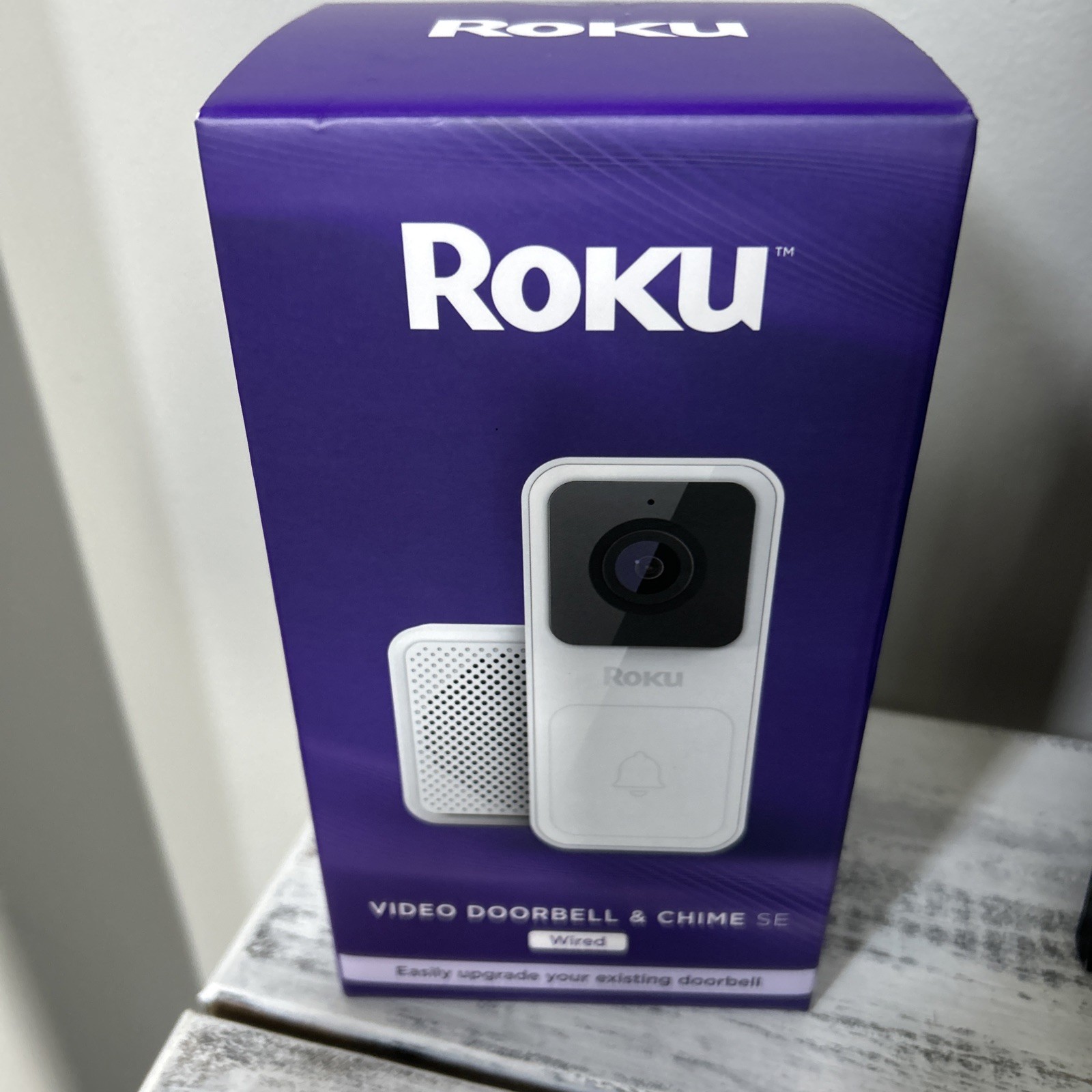 Roku Smart Home Video Doorbell & Chime SE (Wired)(1-Pack)  Motion & Sound - NEW