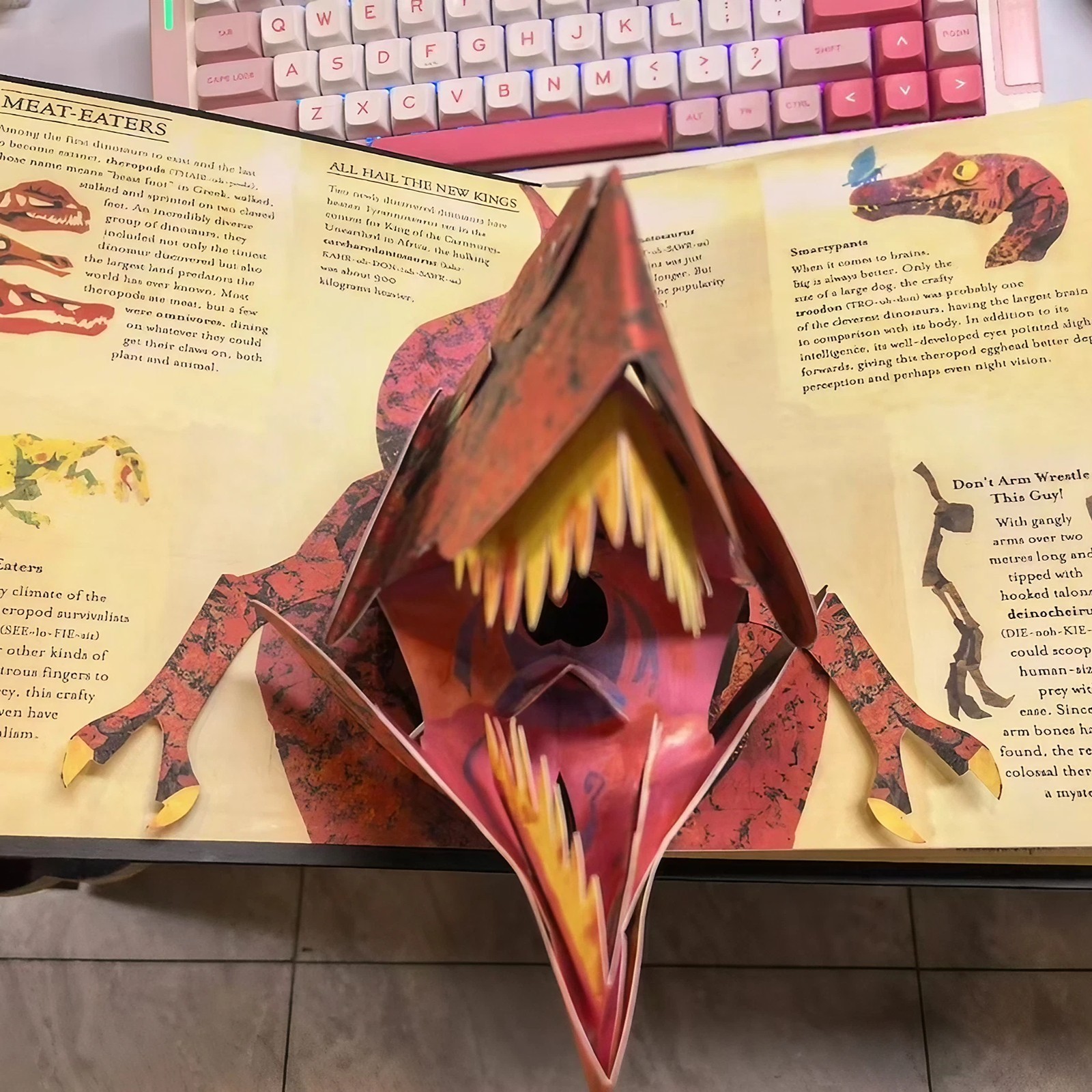 3D Encyclopedia Prehistorica Dinosaurs Pop-Up - Robert Sabuda - Educational Book