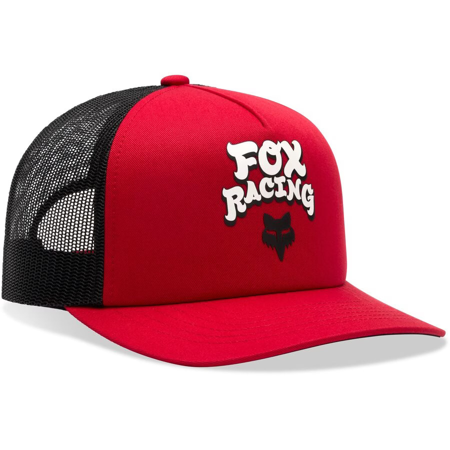 Fox Racing Racewear Mesh Trucker Hat - Flame Red 36292-122-OS