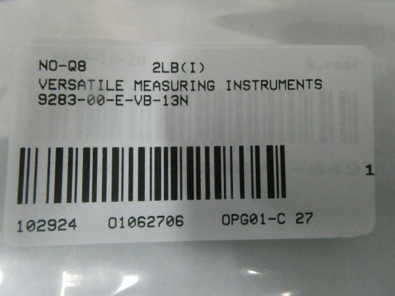 Versatile Measuring Instruments 9283-00-E-VB-13N Panel Meter 0-100c