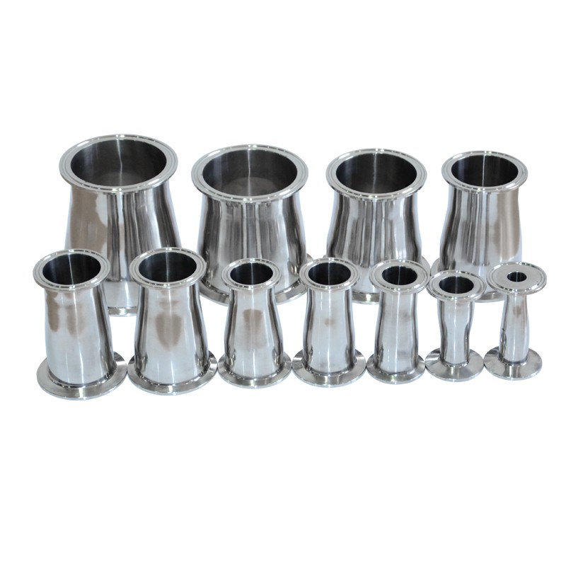 2" 3” 4" Sanitary Pipe Fitting Reducer Tri Clamp Ferrule End Stainless Steel 316