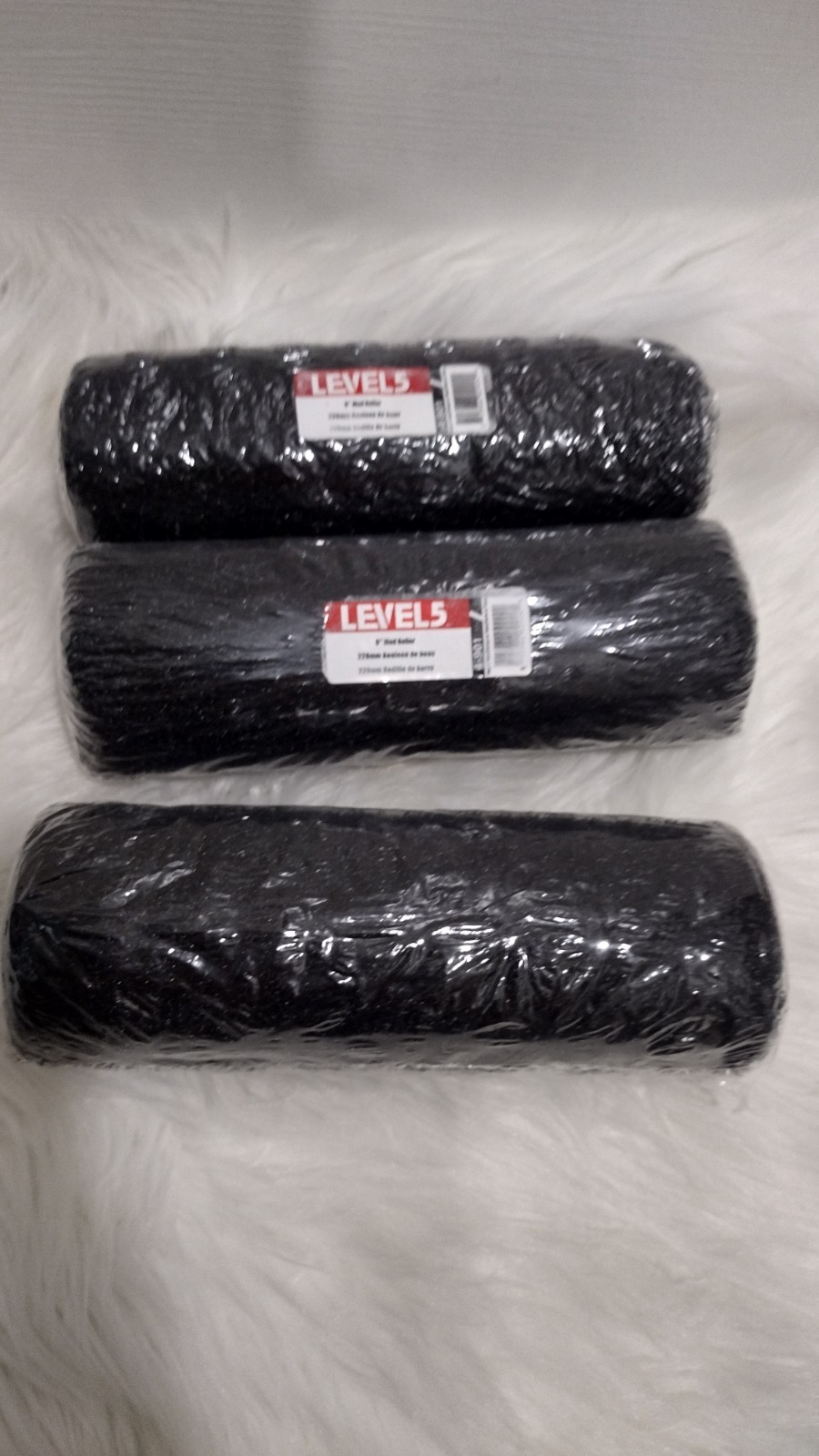3 Pk LEVEL5 9" Drywall Compound Roller Cover | 4-901