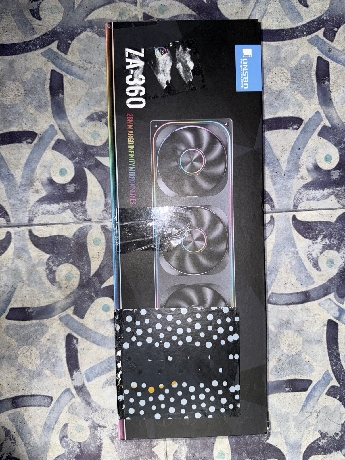 Dinsbo ZA-360 280mm ARGB Infinity Mirror Liquid Cooler 120mm Multicolor CPU