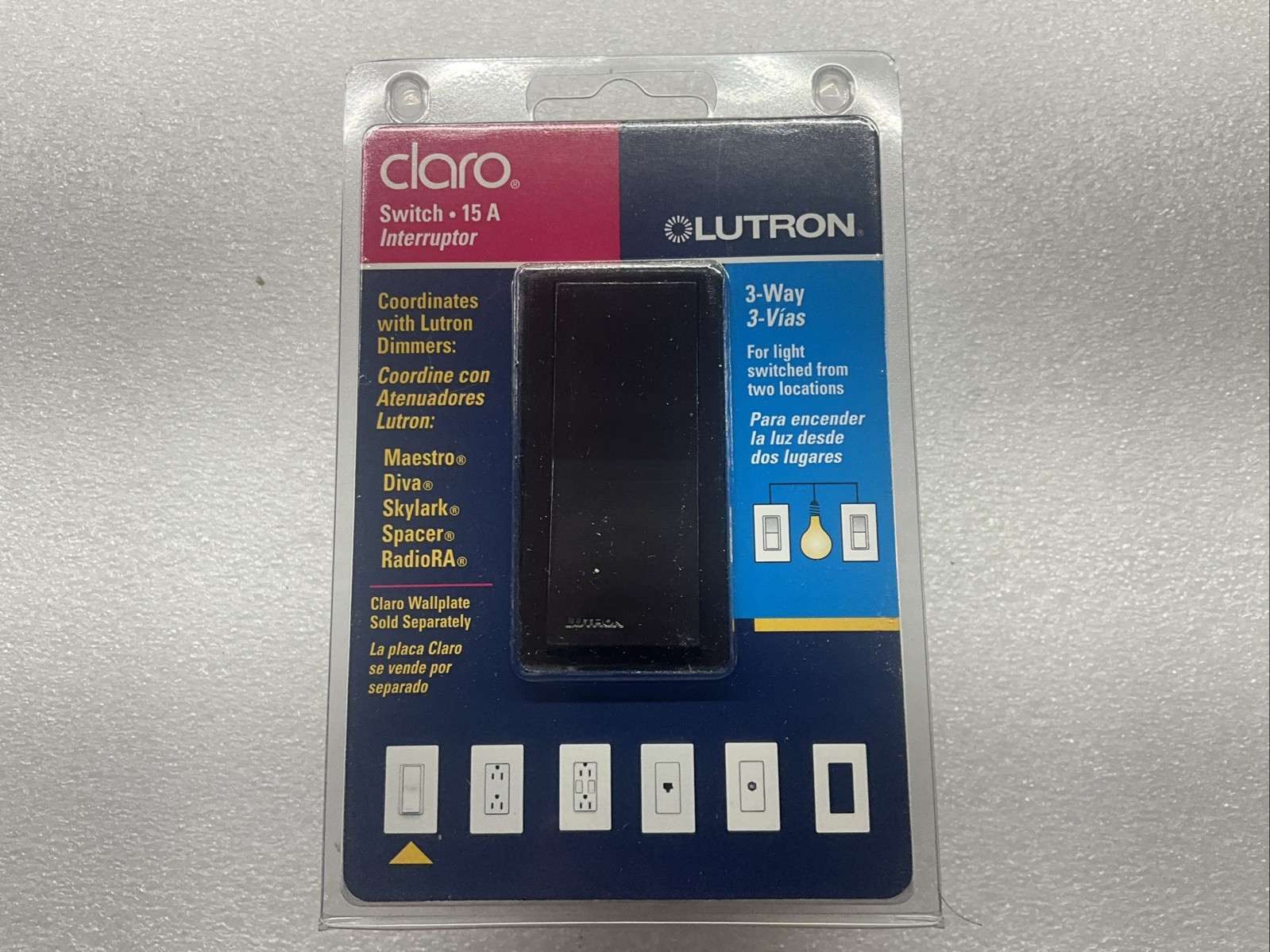 Lutron 3 Way Switch Brown