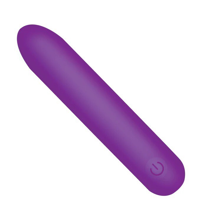 XR Bang Tapered Flexible Silicone Rechargeable Bullet Vibrator Vibe Purple