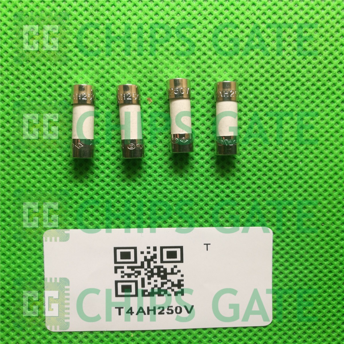5PCS T4AH250V, T4A 250V, T4A 250V, T4H250V cartridge CERAMIC fuses 5X20m NEW