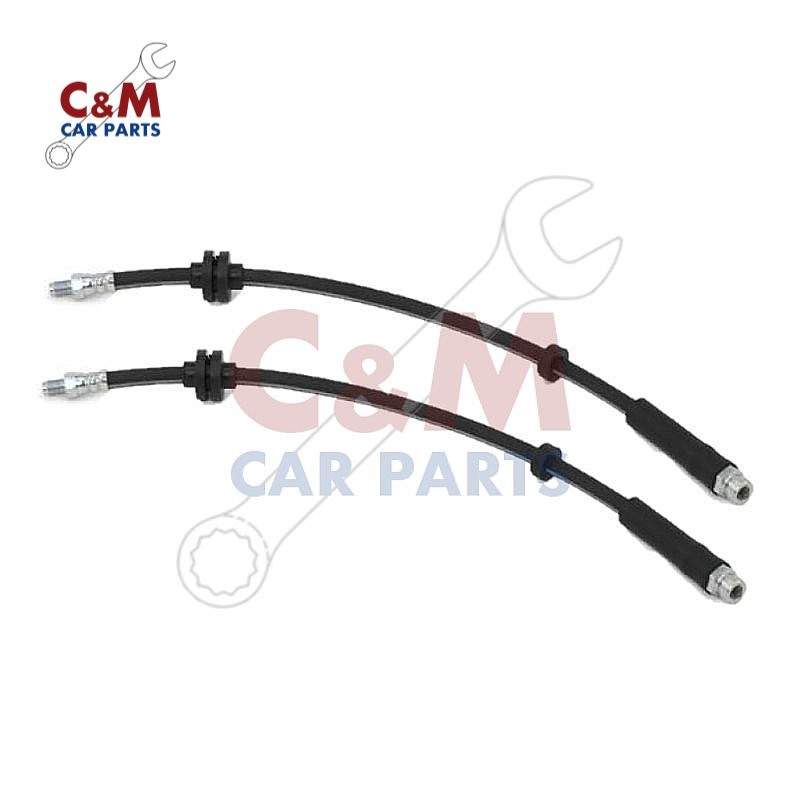 Front Brake Hose Pair Fits Fiat Cinquecento 1991-1999