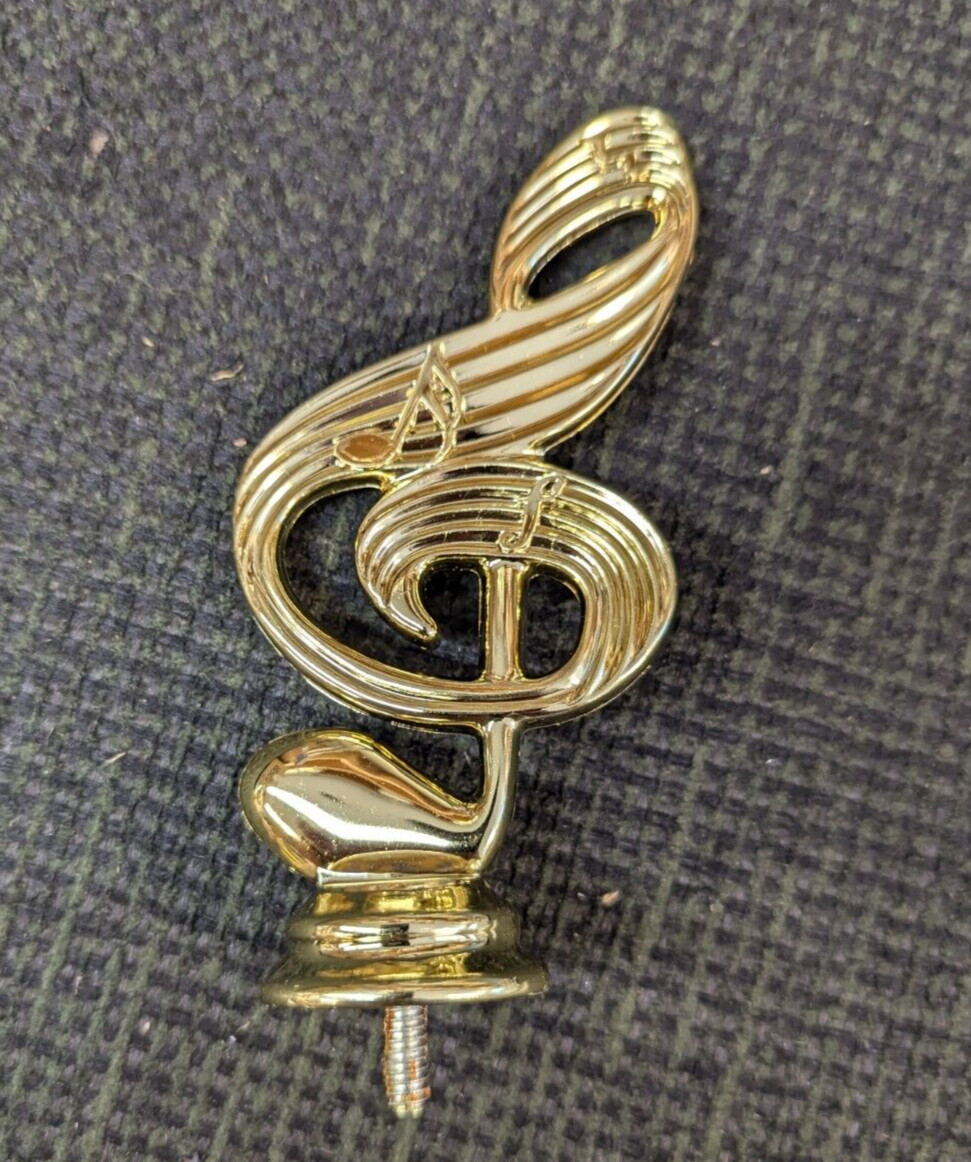 trophy parts lot of 7 pcs music note 5" tall topper JDS part number RP80545