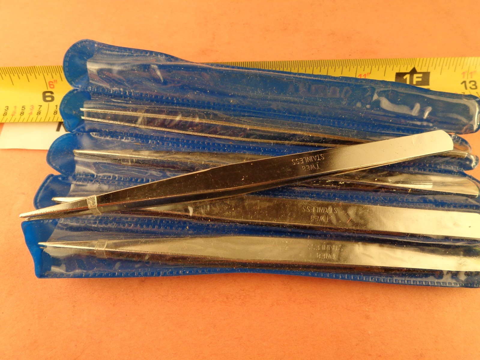 BRAND NEW 5 TWEEZERs for thread picking /other purposes