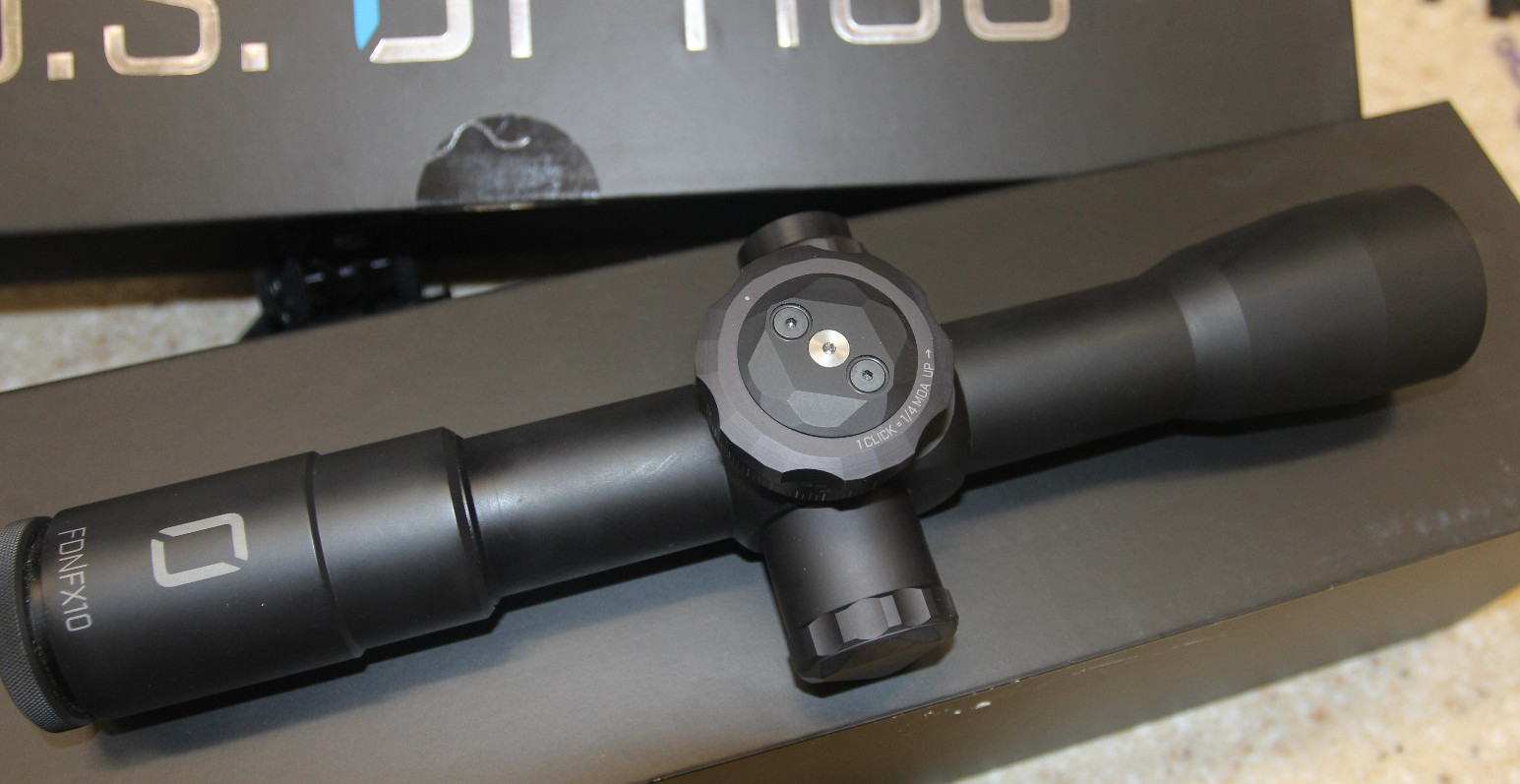 US OPTICS FND FX 1010x40mm, 34mm Tube, FFP, MOA Rifle Scope Hunting