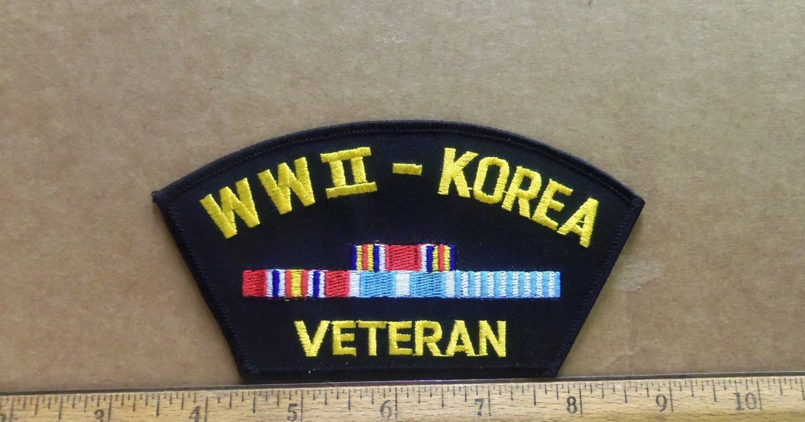 World War II - Korea War Veteran Embroidered Patch