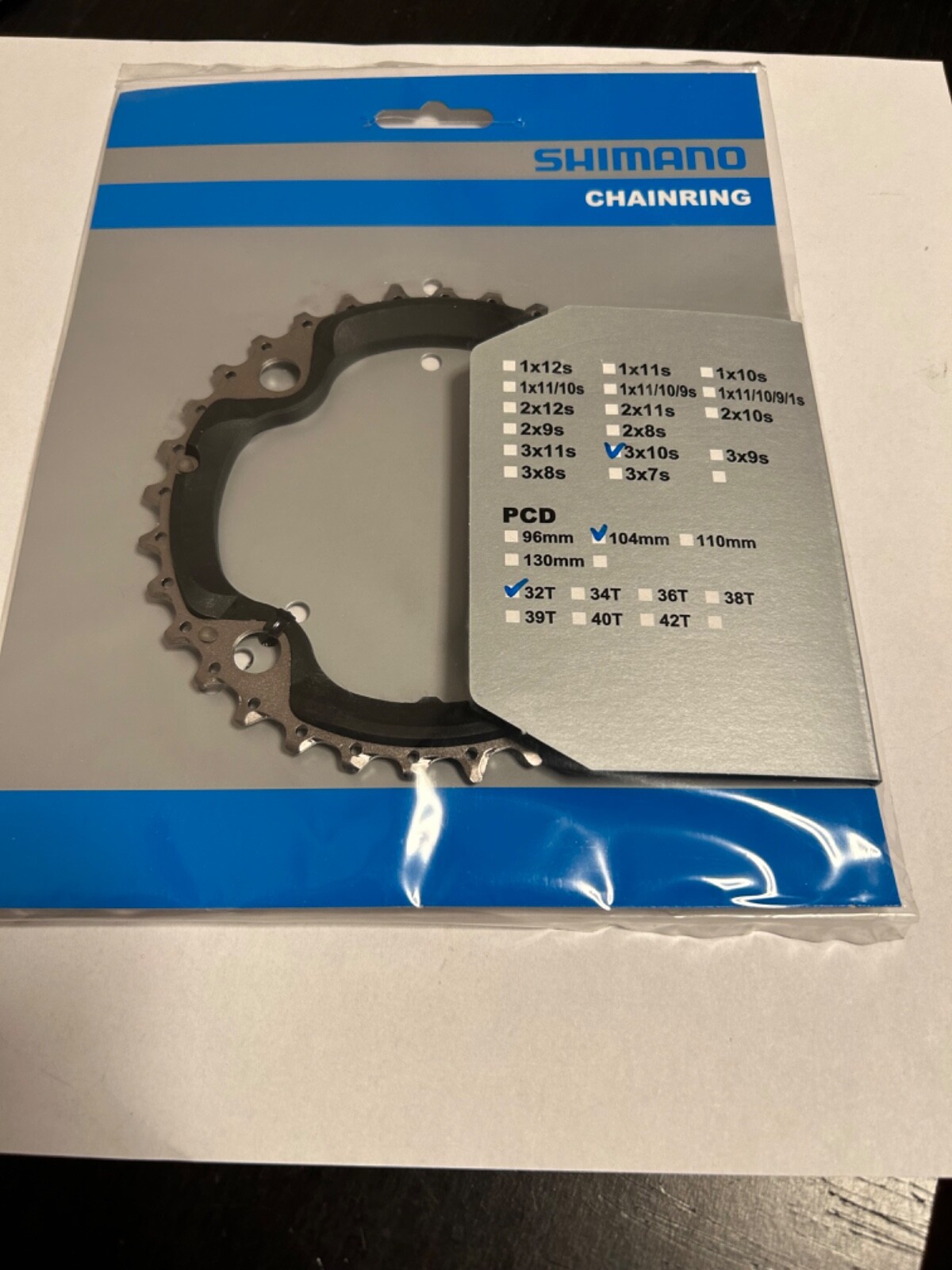 NEW Shimano SLX FC-M670 32T Chainring 3x10s NEW
