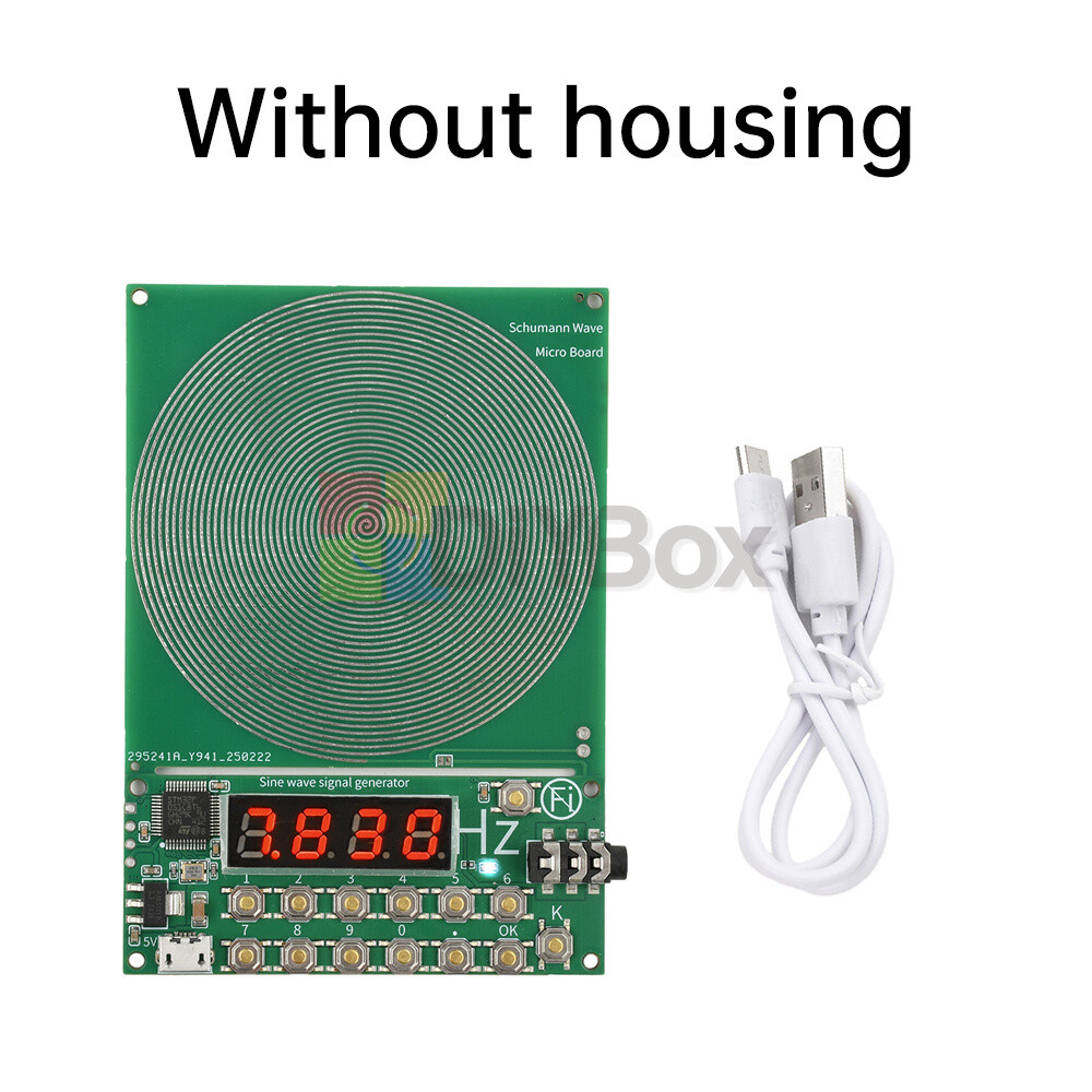 Digital Schumann Wave Generator Adjustable 0.1Hz~100kHz Sine Wave With Shell DIY