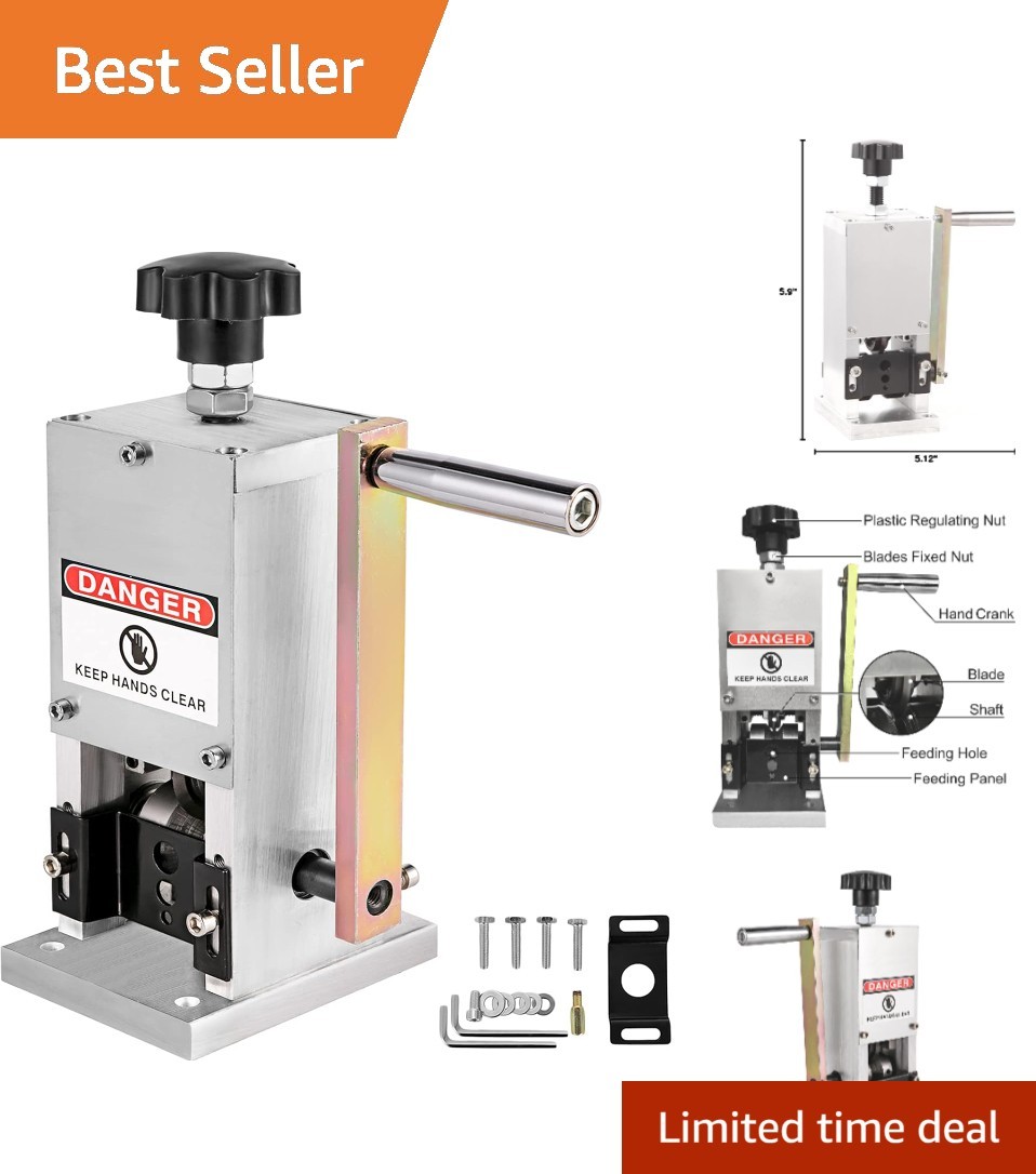 Compact Wire Stripping Tool for Industrial use - 0.06 to 0.98 inch Cutting Width
