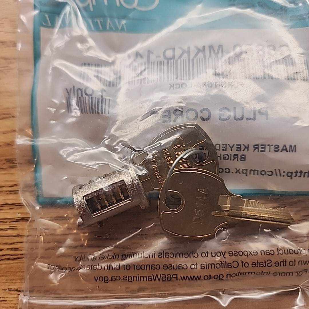 Locksmith Lock Plug Assembly Replacement Lot W/ Extra Cores & Espagnolette Locks