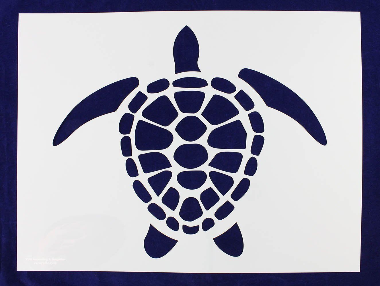 Turtle Ex Lg Stencil 14 Mil 18 X 24 Inches  Painting /Crafts/ Templates