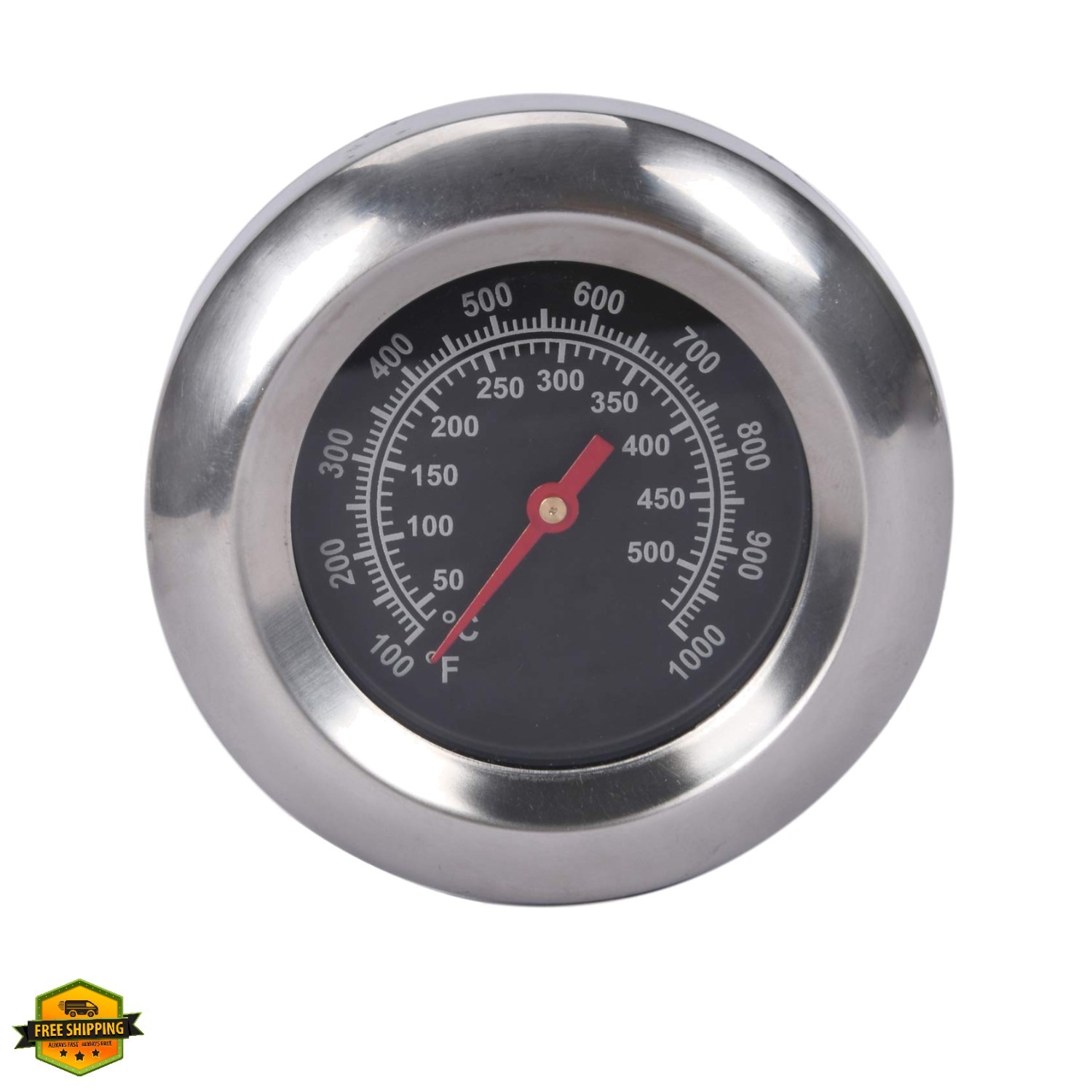 3" BBQ Temperature Gauge Thermometer Replacement for Master Forge, Cuisinart,...