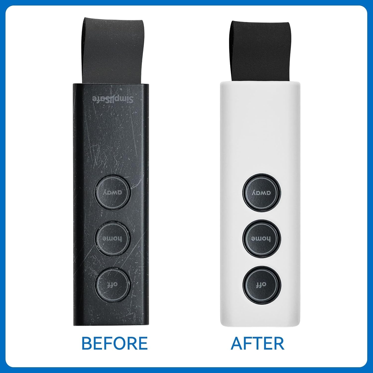 Protective Silicone Sleeve for SimpliSafe KeyFob - Soft Touch & Vibrant Colors