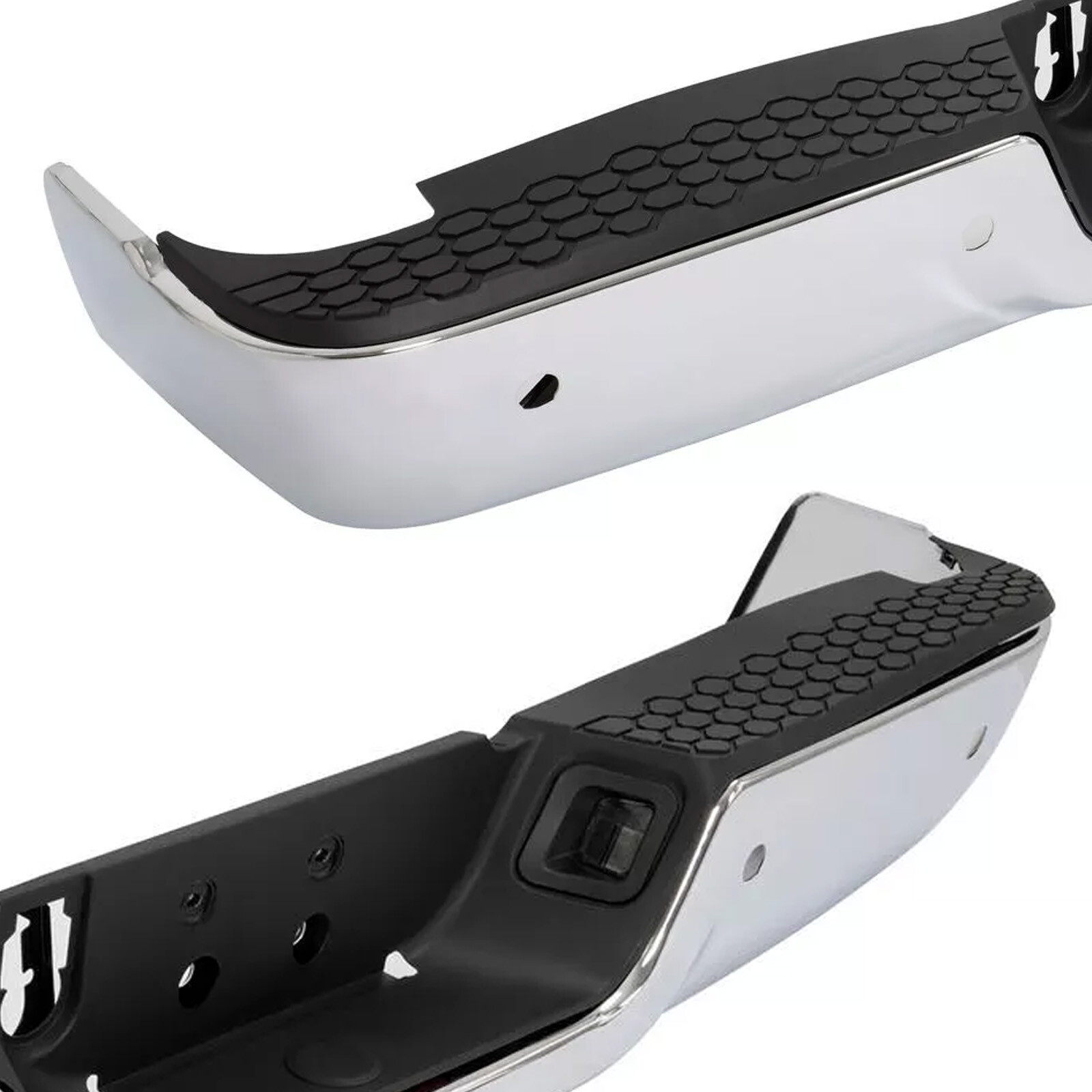 Chrome Rear Bumper Assembly For Ram 2500 3500 2013-2018 With Sensor Holes