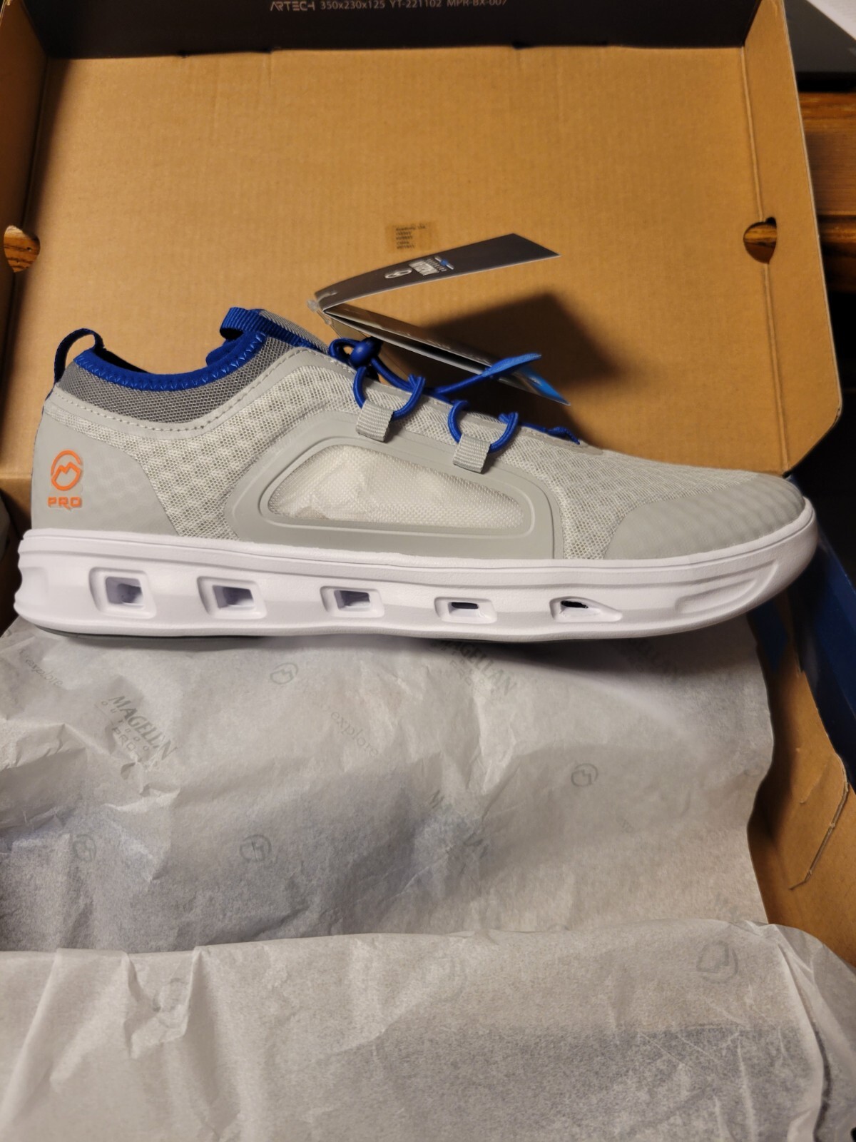 New Men's Magellan Outdoors Angler Fish Boat Shoes Model #165303 Size 10 Medium