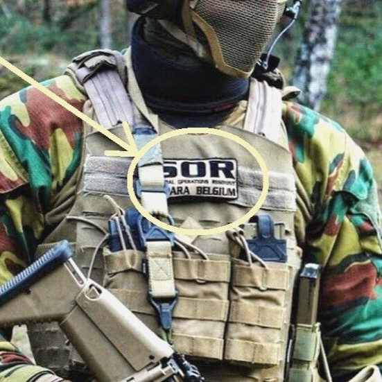 BELGIAN SPECIAL FORCES GROUP 3 PARA SP OPS REGIMENT SOR JOINT TASK vêlkrö PATCH