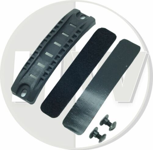 Airsoft Ops Core Bumper Maritime Helmet Center Rails + Screws Black Mich