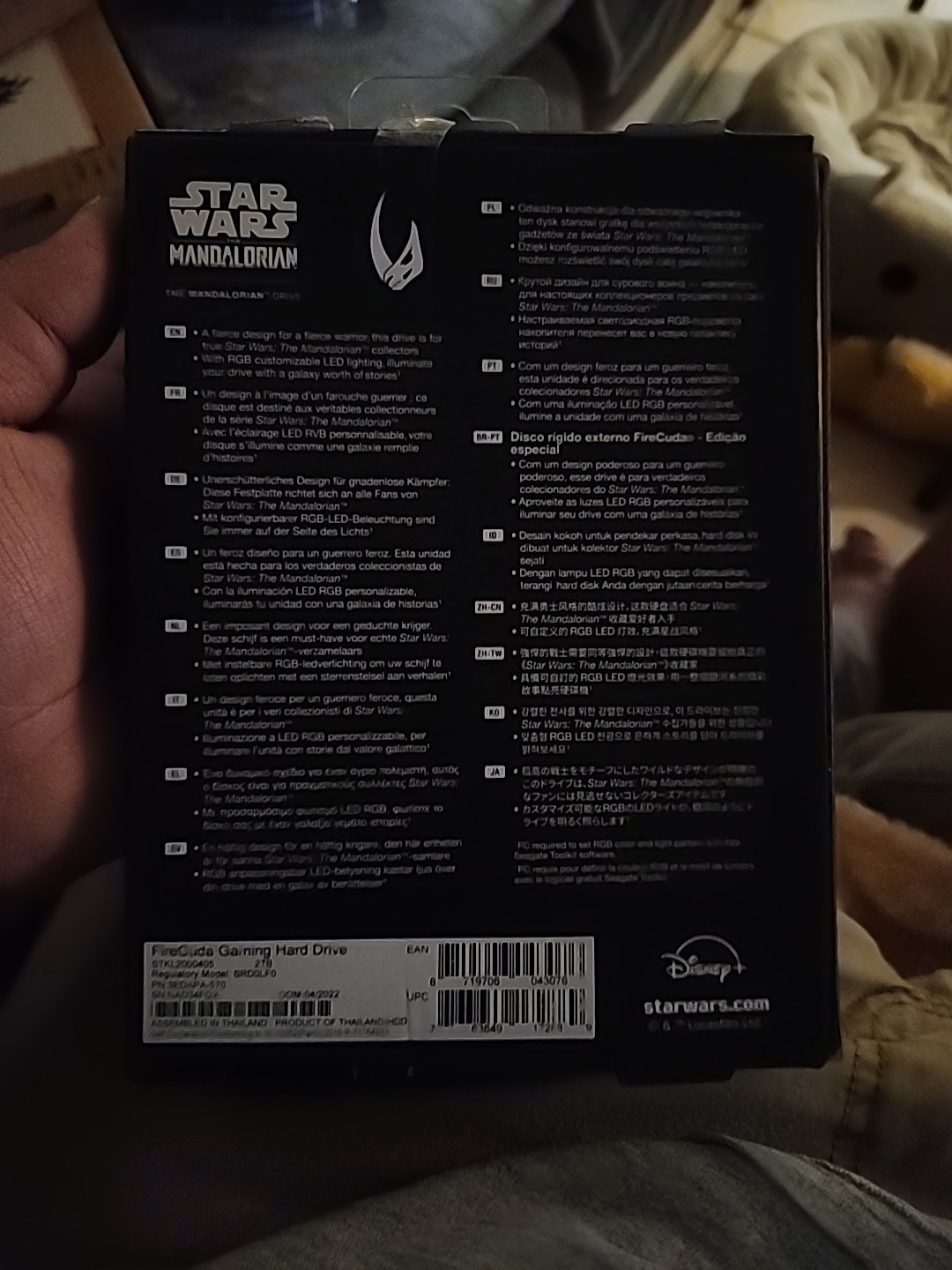 Seagate FireCuda External Gaming Drive 2TB HDD [ Star Wars Mandalorian ] NEW