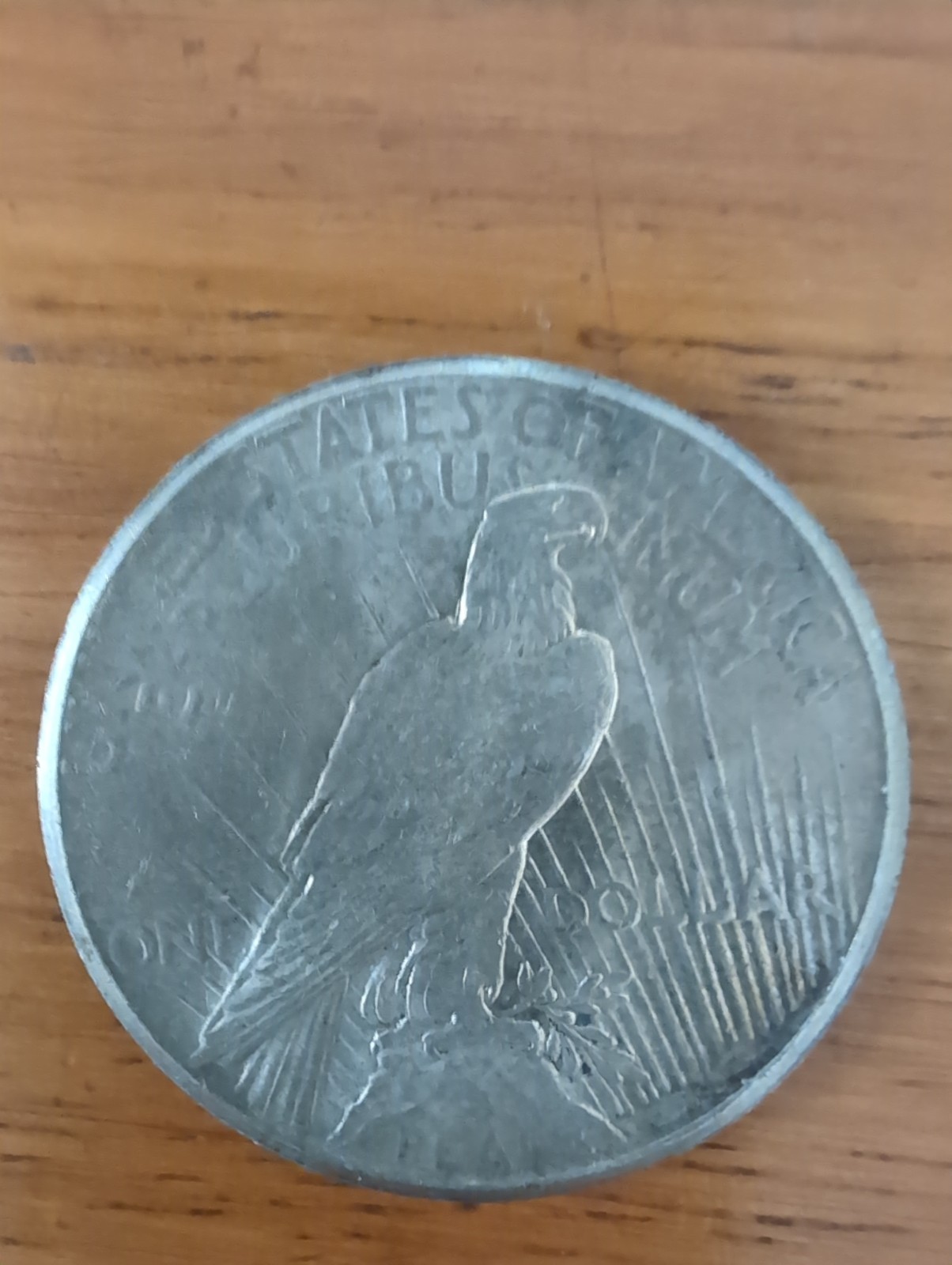 1925 peace silver dollar Solid EF