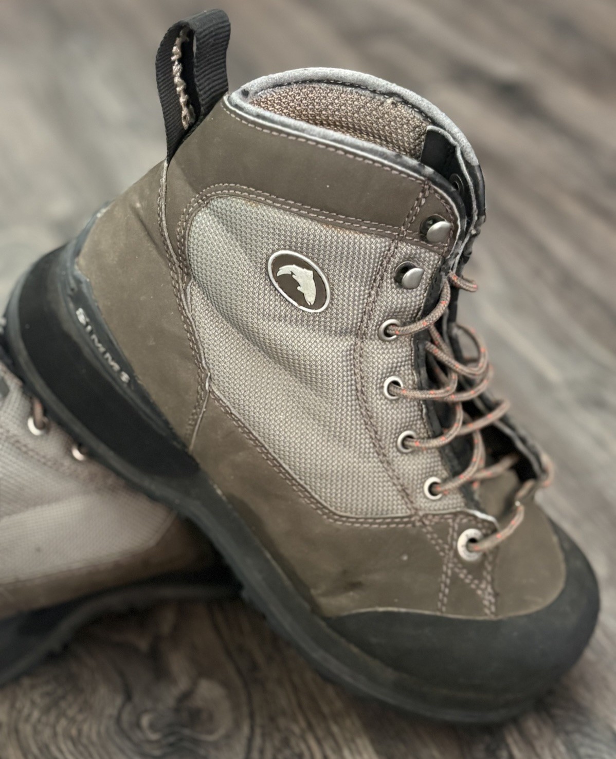 Simms Freestone Wading Fishing Boot 27980-00 Men's Size 9 Lace Up